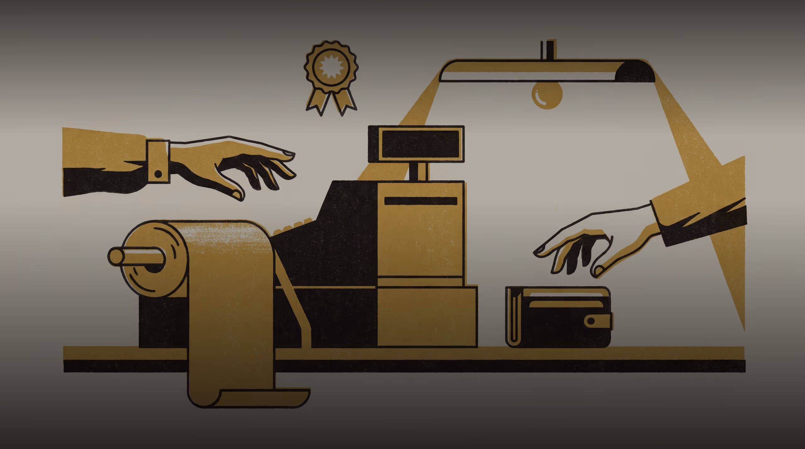 Illustration for Ranked, Not Rated: A ranking-brag signage campaign for the School of Continuous Improvement, crediting Dr Joost Nwosu's checkout-interview study with placing the University first on its own Checkout Candour Index