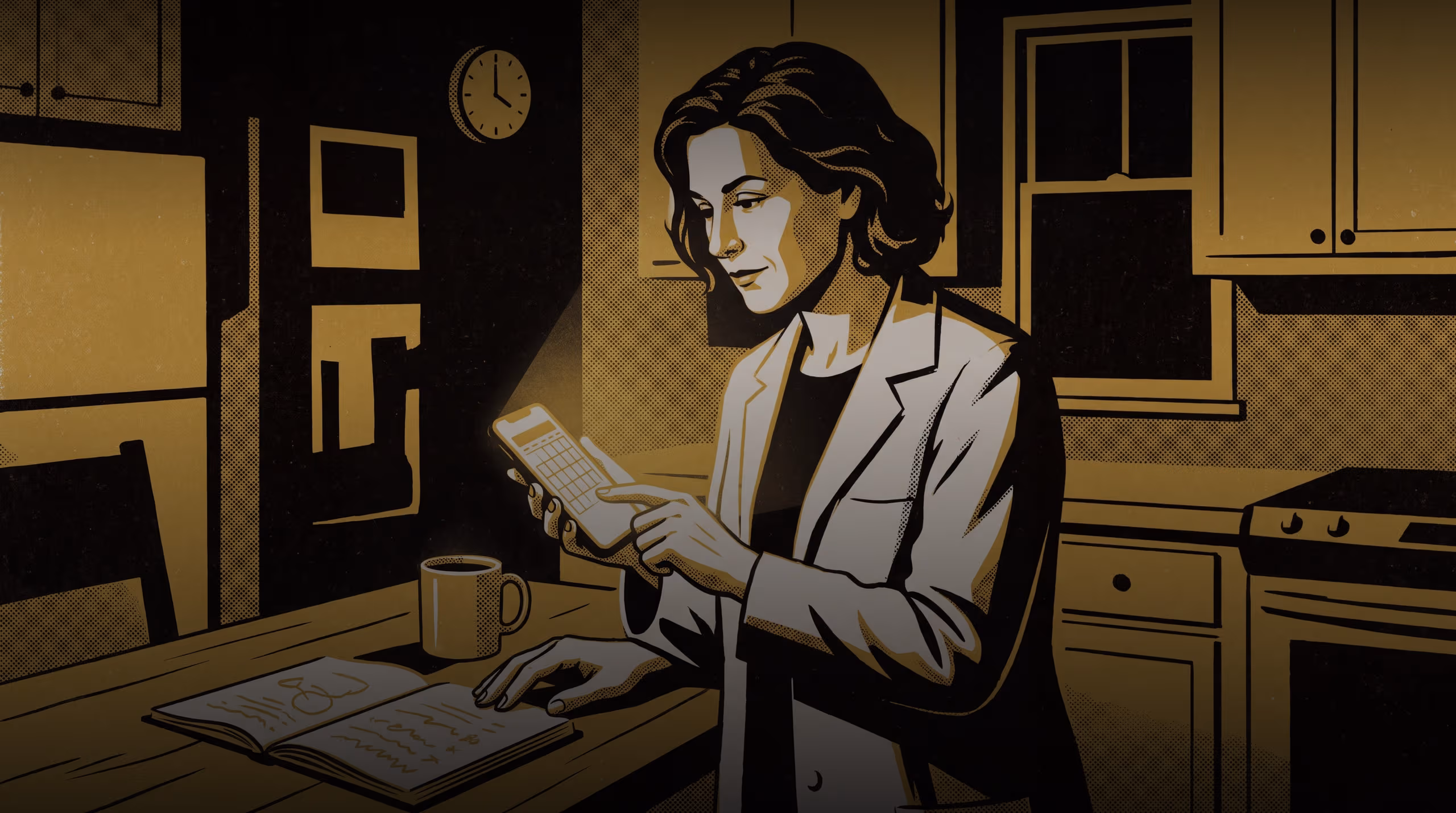 Illustration for Two Cancellations, One Confession: A featured-researcher marketing poster for the School of Continuous Improvement, built around Dr Ingeborg Nwachukwu's interview study of a booking app's cancellation-reason field, developed for bus-stop panels and campus digital signage in a landscape rotation.