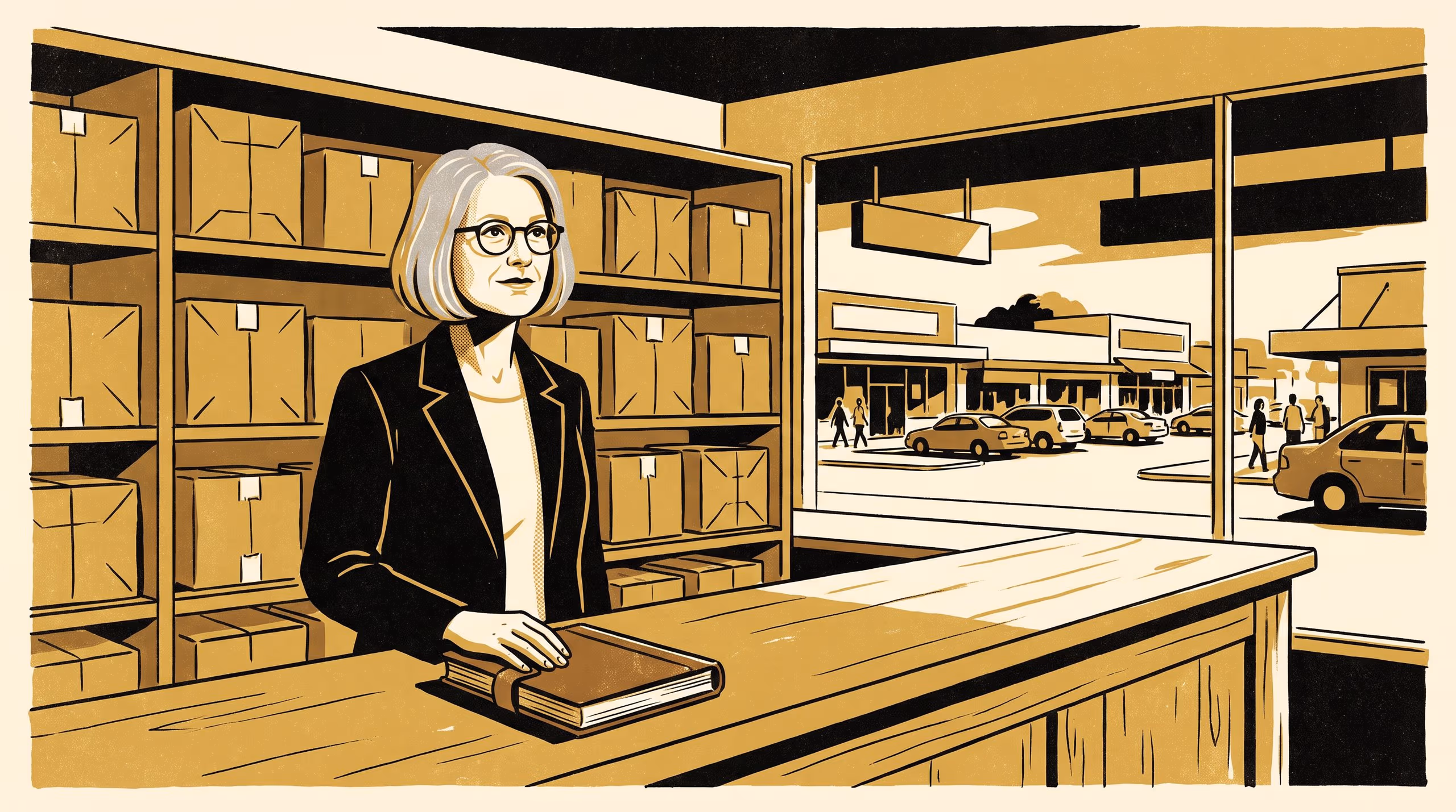 Illustration for Will You Ever Come Back For It?: A featured-researcher campaign for the School of Emergent Priorities, built around Professor Verity Marris's four-kind taxonomy of layby order endings and the deposit rule now set on top of it.