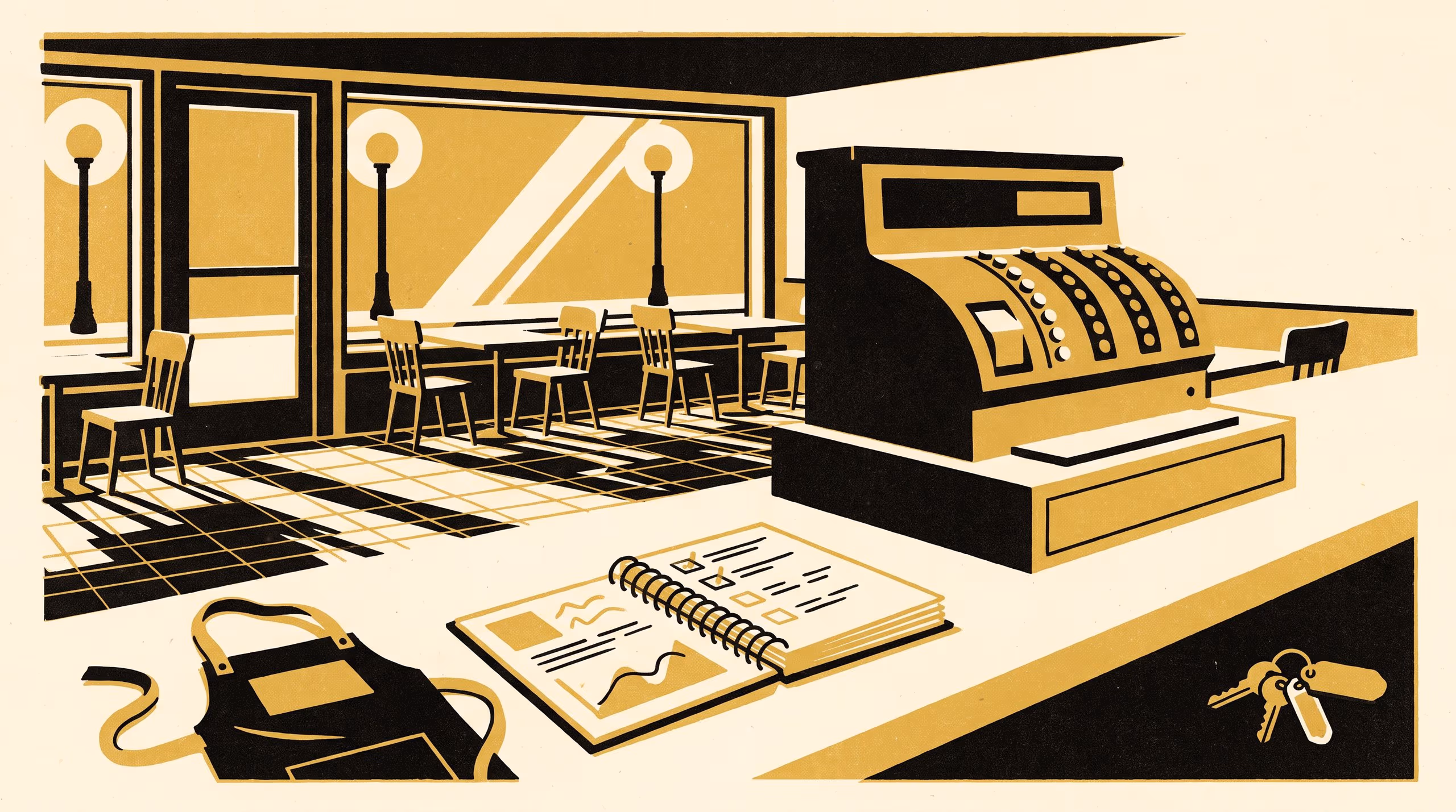 Illustration for What's Left In The Till: A university case for the legible handover
