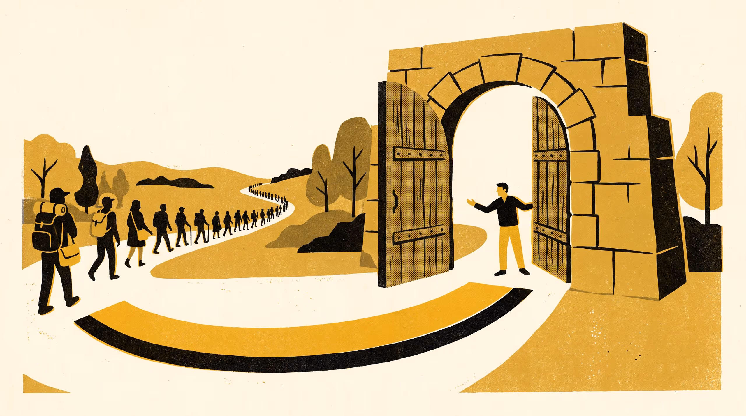 Illustration for "Near Enough to Wait For": A Neighbourhood Survey of the Held Door