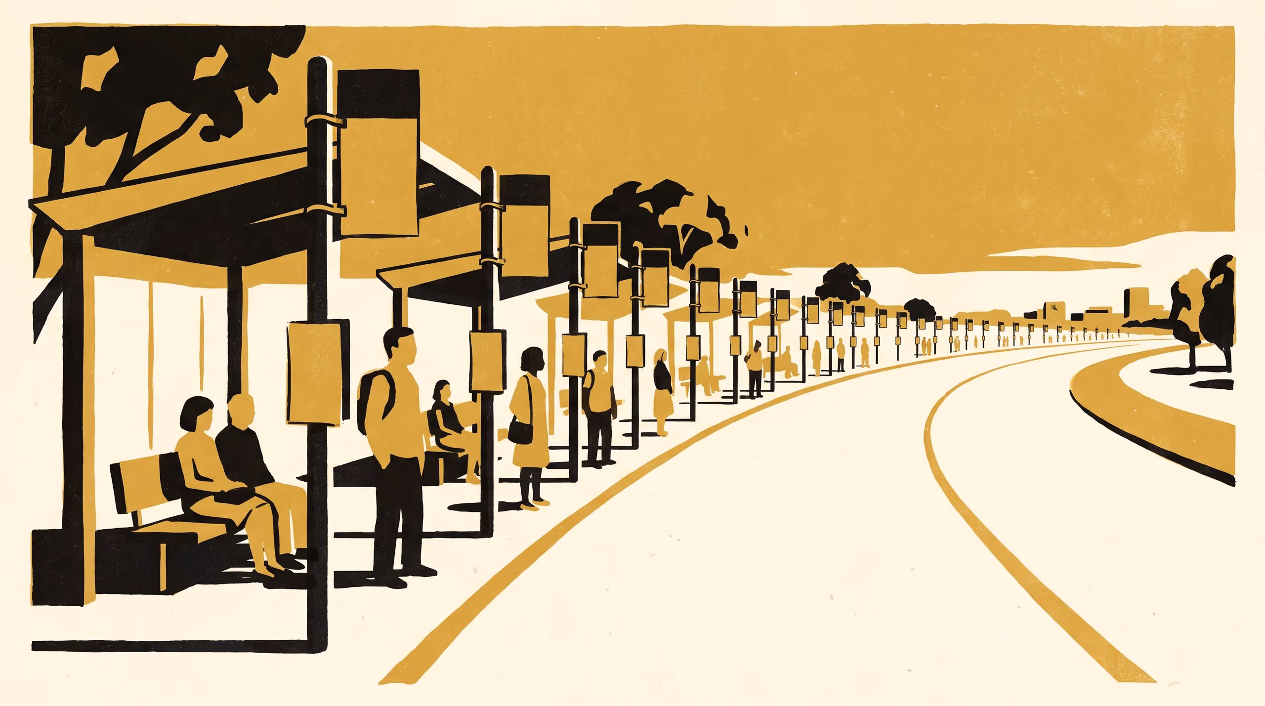 Illustration for Closed, Still Waited At: The Nine-Day Landmark Finding, Retested at the Closure Notice on a Bus-Stop Pole