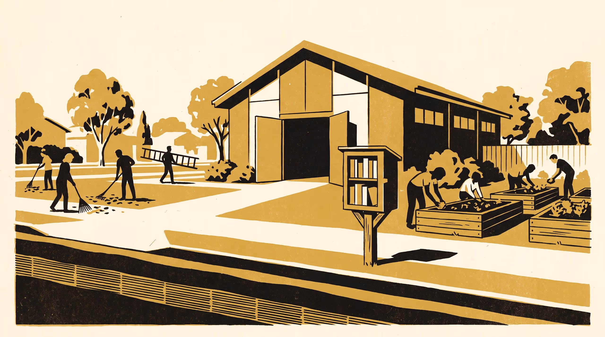 Illustration for Common Ground: Research on what holds a neighbourhood together