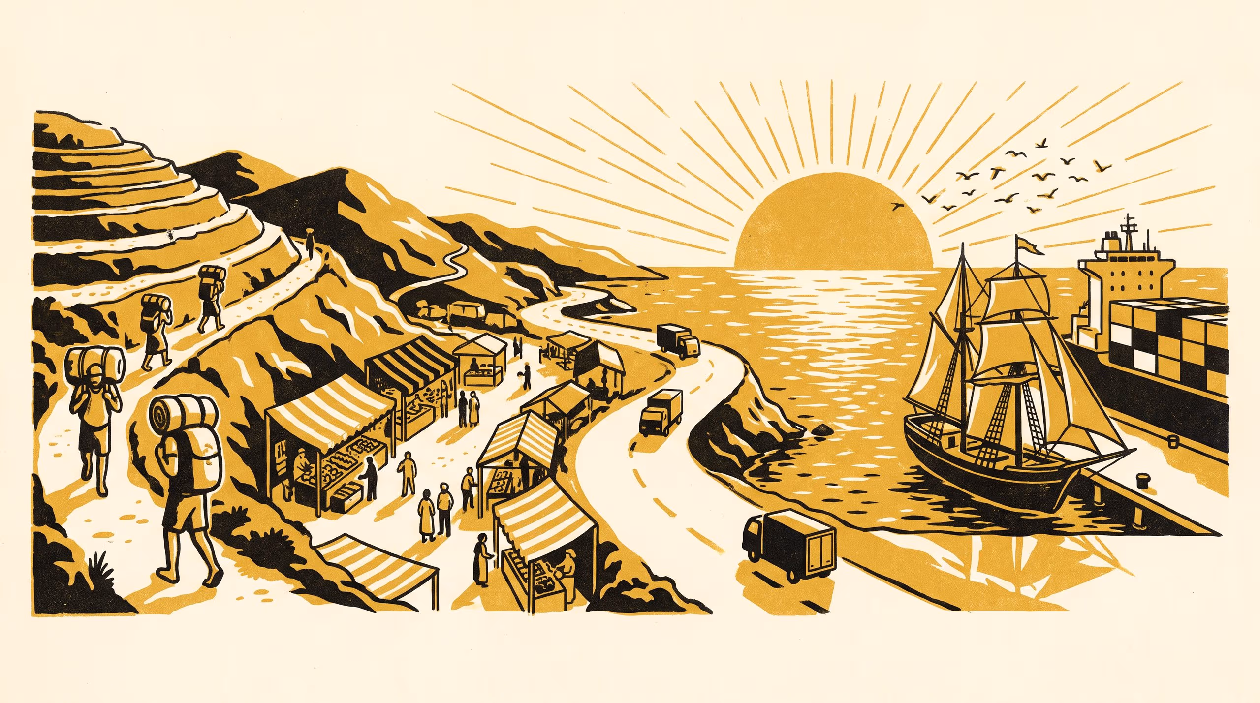 Illustration for Connected Before: The case for a long view of a joined-up world