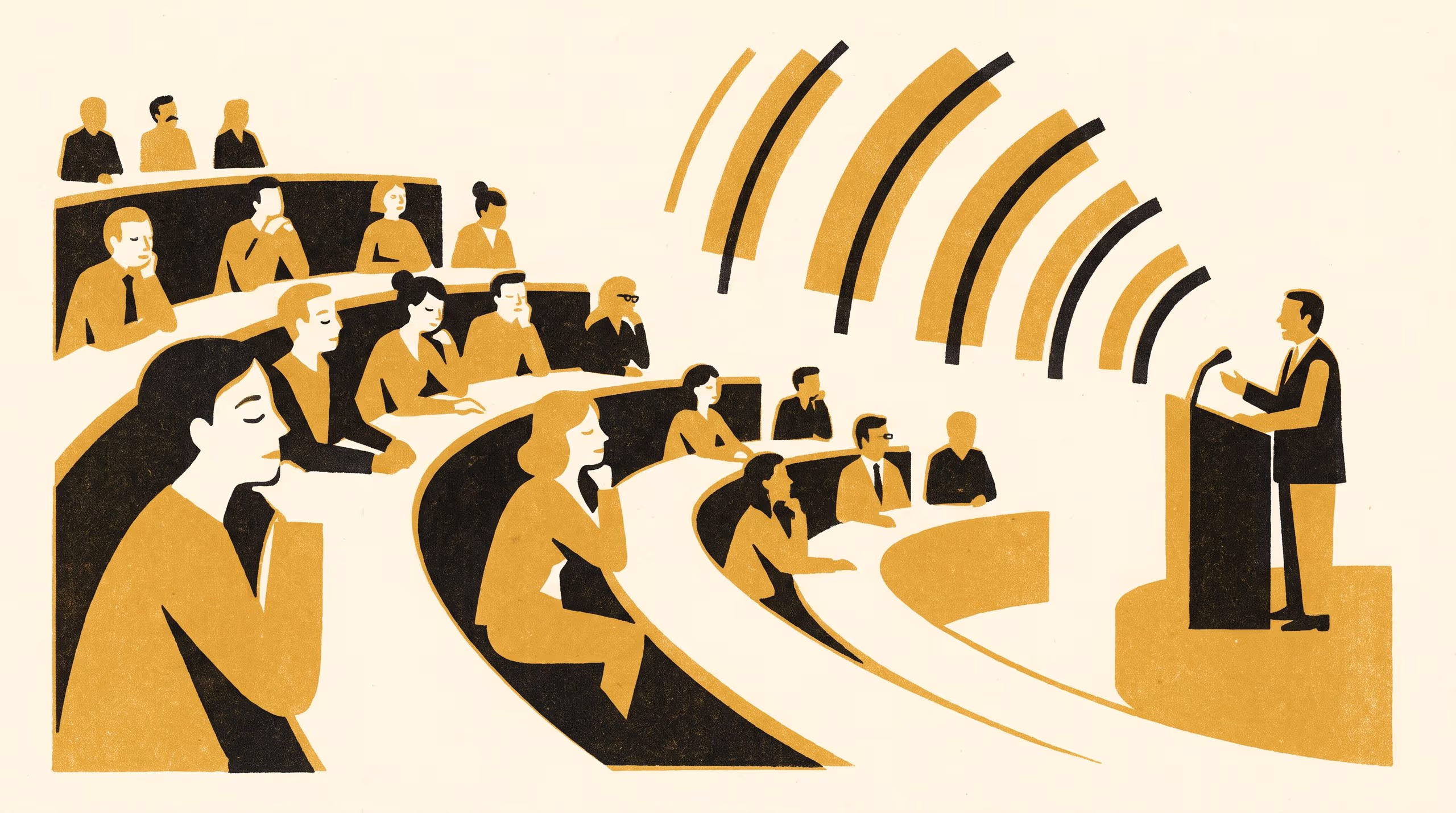 Illustration for Learn to Listen: The case for a university that hears things out