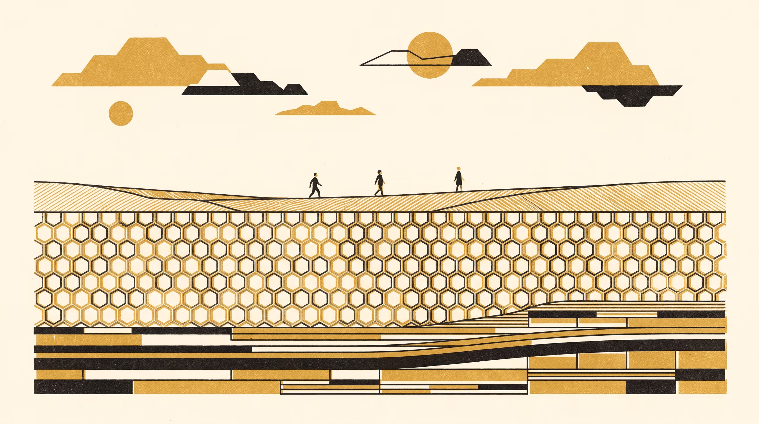 Illustration for Mostly Empty Space: The case for supporting the study of what carries the load