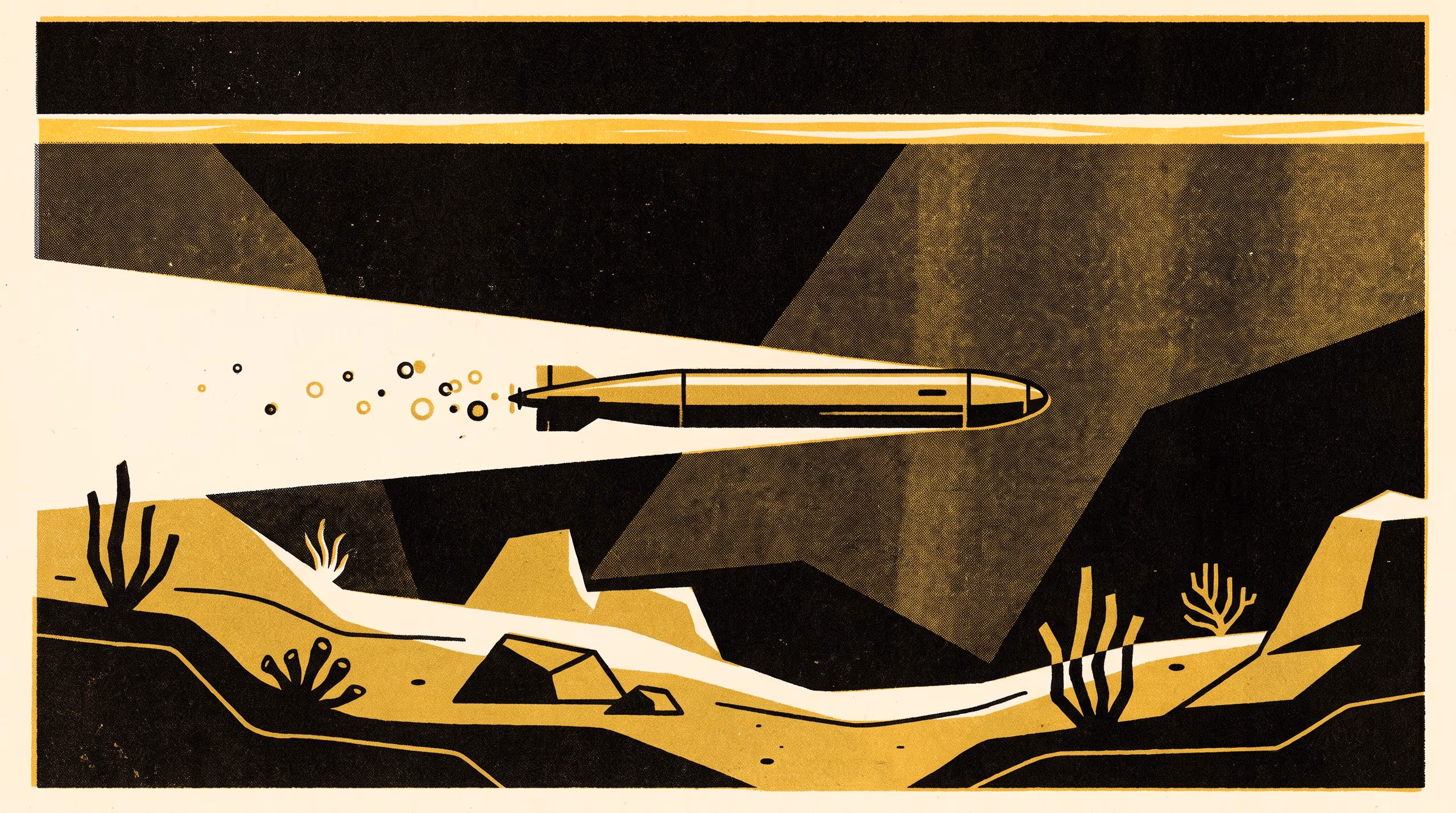Illustration for Out of Range, On Task: Research that keeps working below the surface