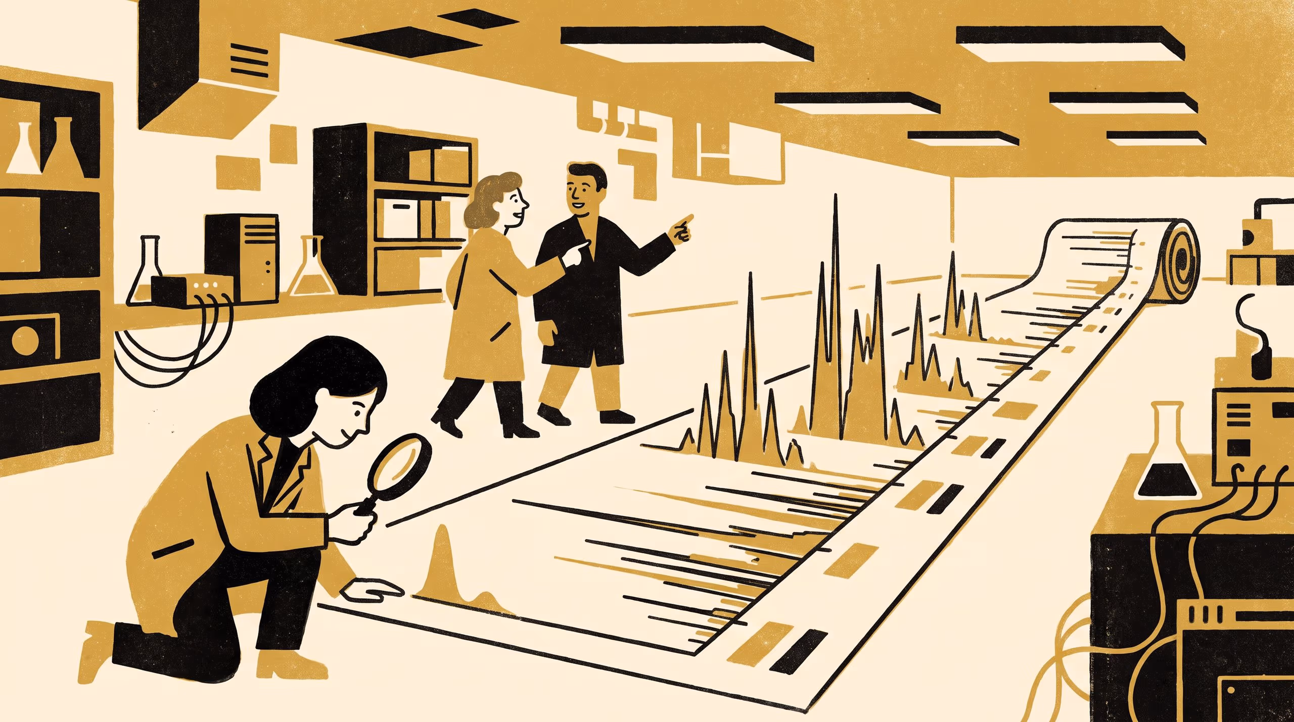 Illustration for Read the Rest of the Spectrum: Protein science at Slop University, and the case for supporting it
