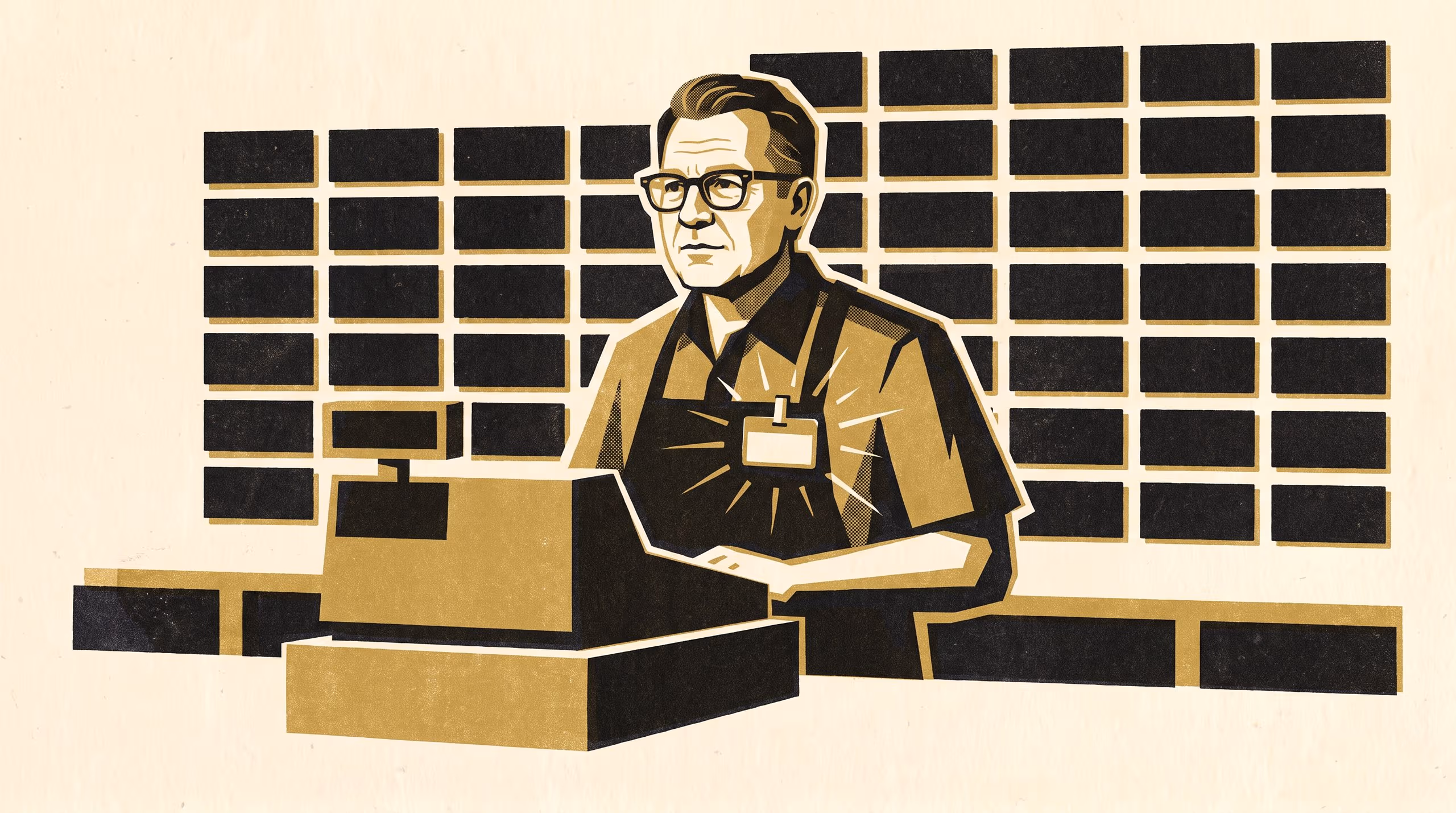 Illustration for Under the last person's name: A failed replication of site currency against minute currency on the uniform badge