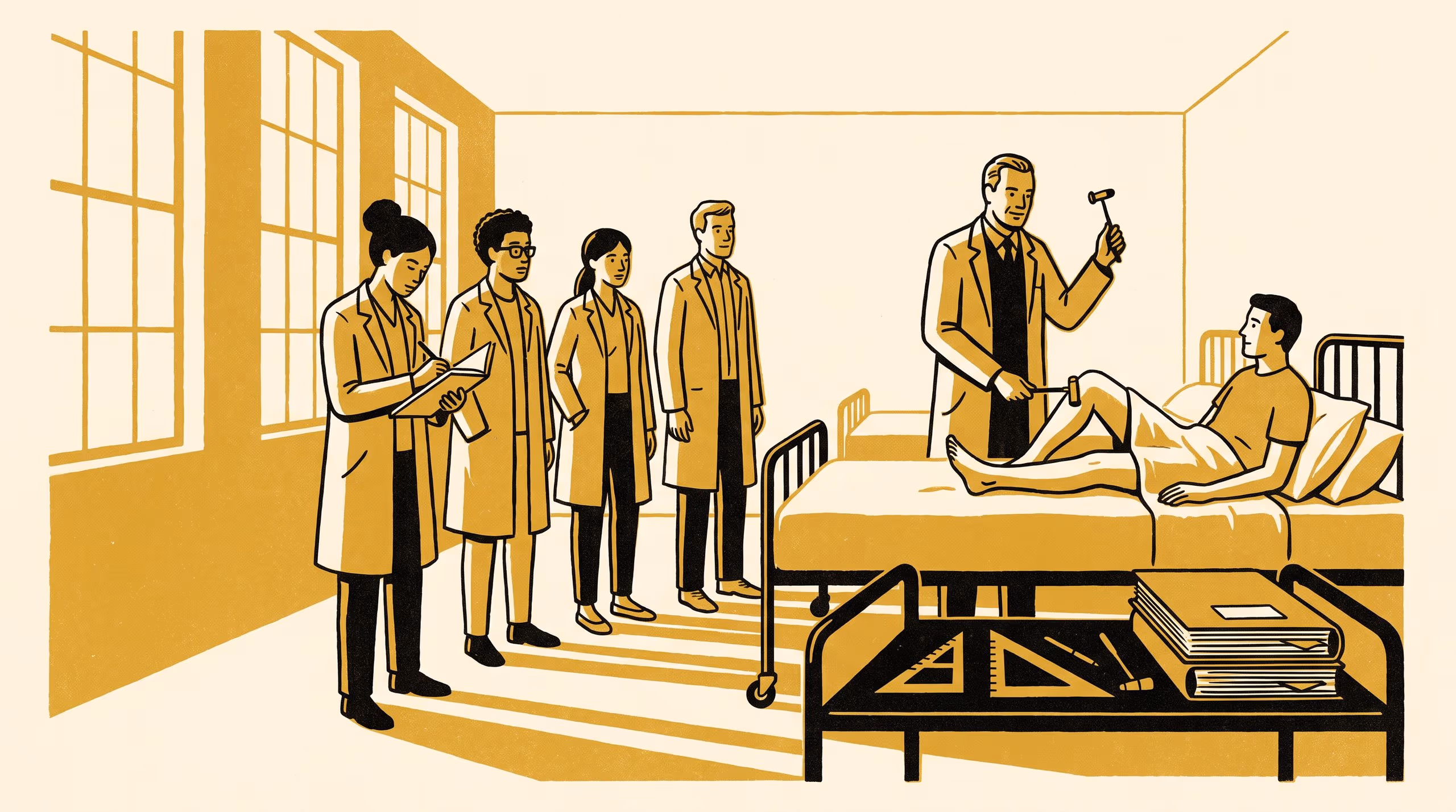 Illustration for Tap, Test, Record: What a School of measurement learns at the bedside