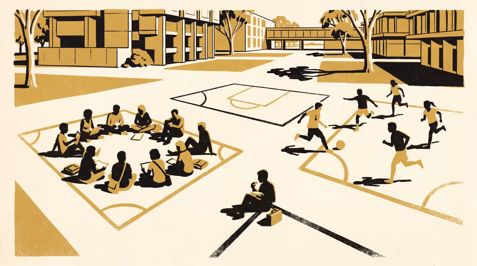 Illustration for Read the Space, Not the Plan: A Research Showcase on What Campus Does Once the Paperwork Stops Watching
