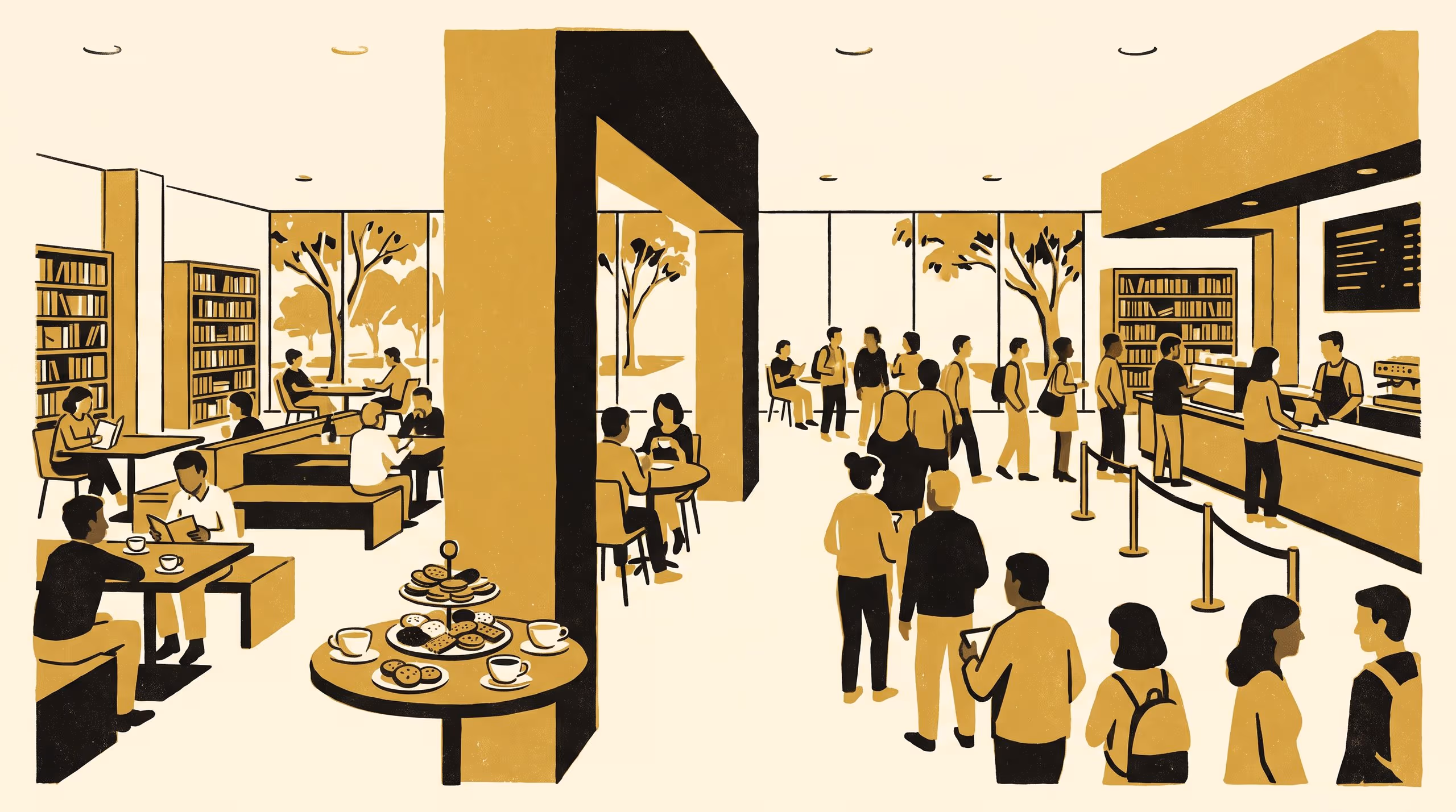 Illustration for Out of Sight, On the Clock: A Natural Experiment in When the Biscuit Plate Gets Replenished