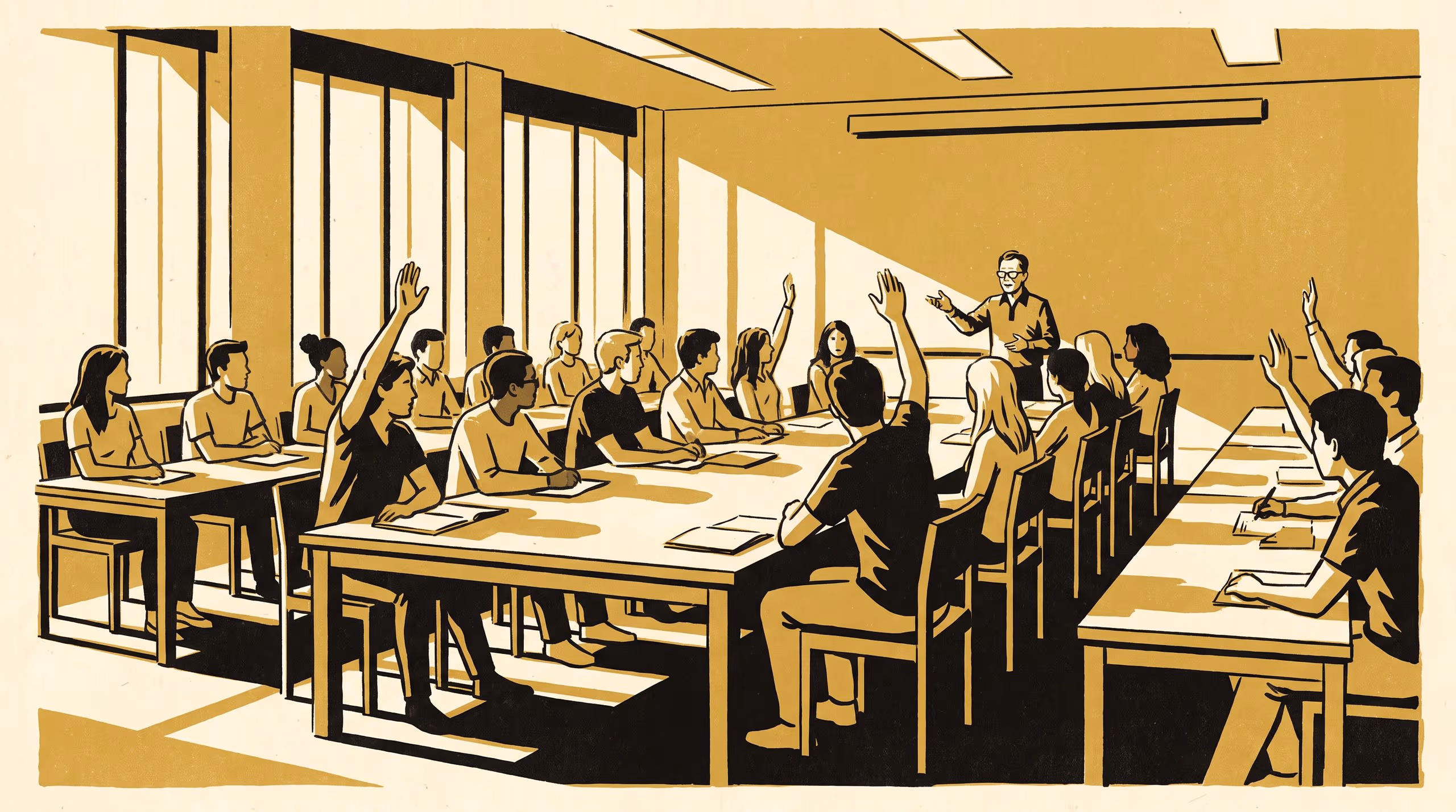 Illustration for We Notice When You Show Up: A university that counts