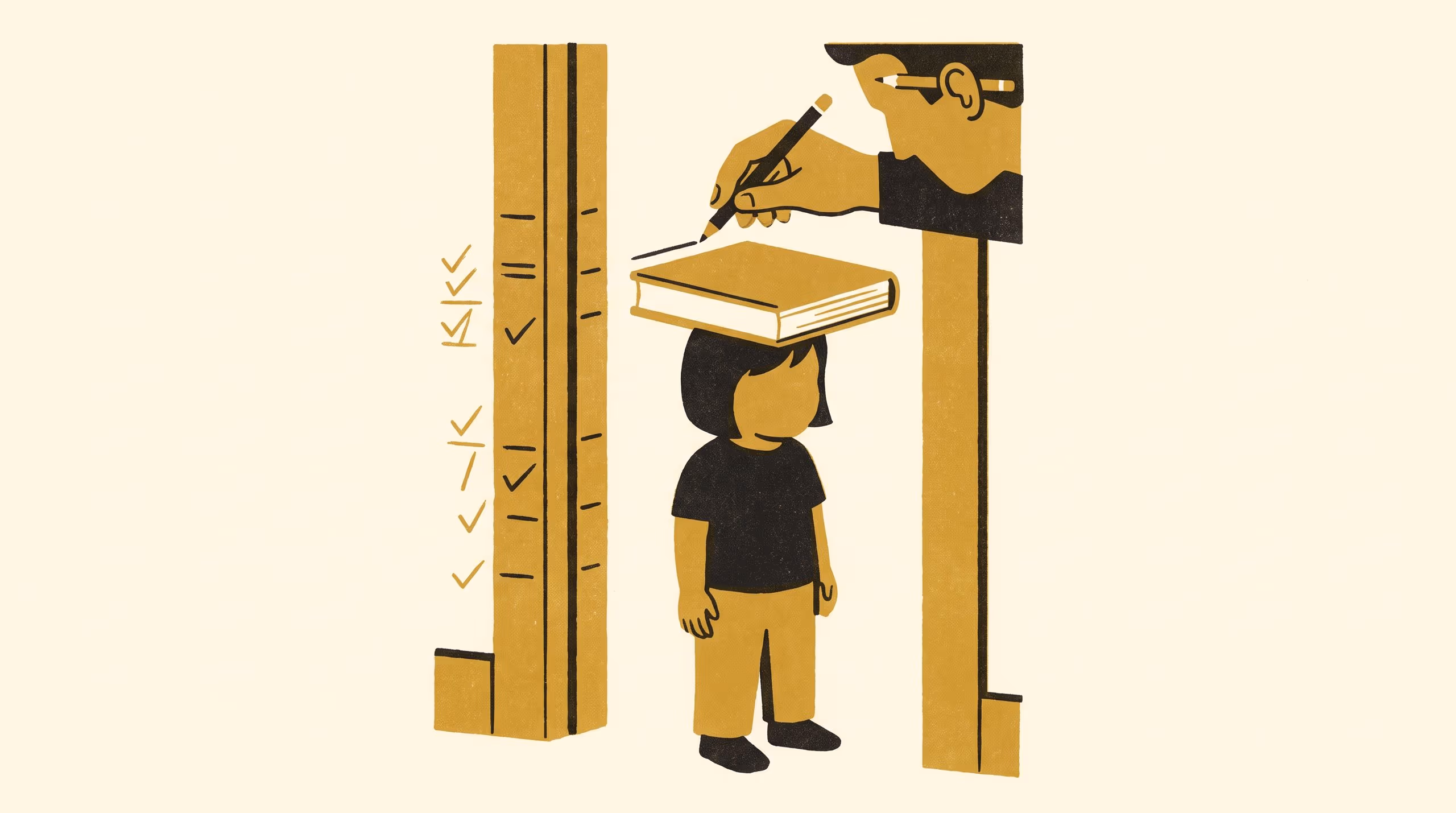Illustration for Towards a Line Everyone Can Stand Under: The hallway, carefully read