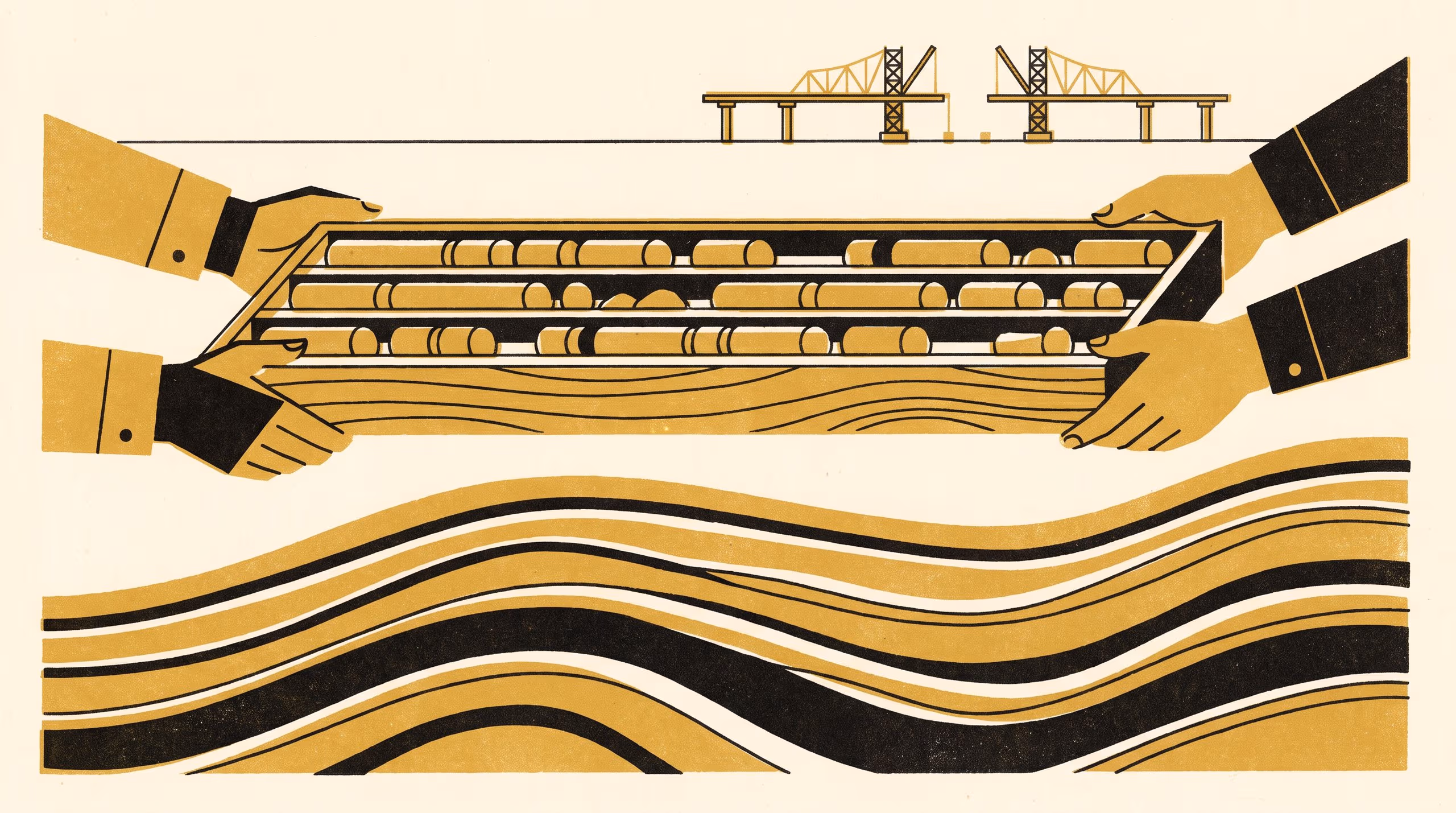 Illustration for Who Holds the Ground: Study the partnership from underneath