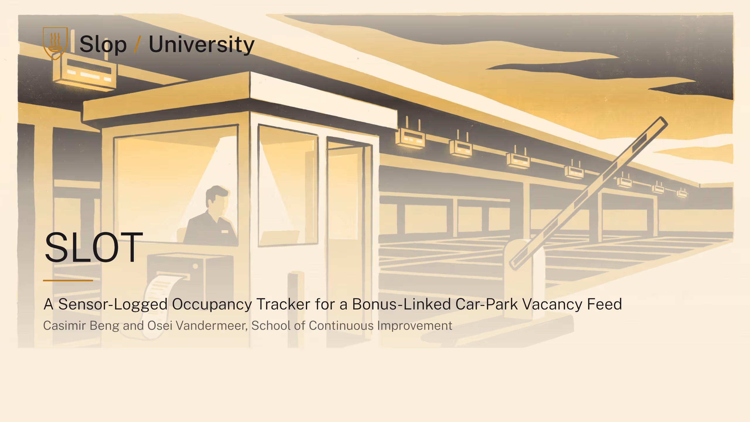 Illustration for SLOT, Explained: Casimir Beng and Osei Vandermeer on a car-park bonus that pays on how fast a disputed vacancy call is closed