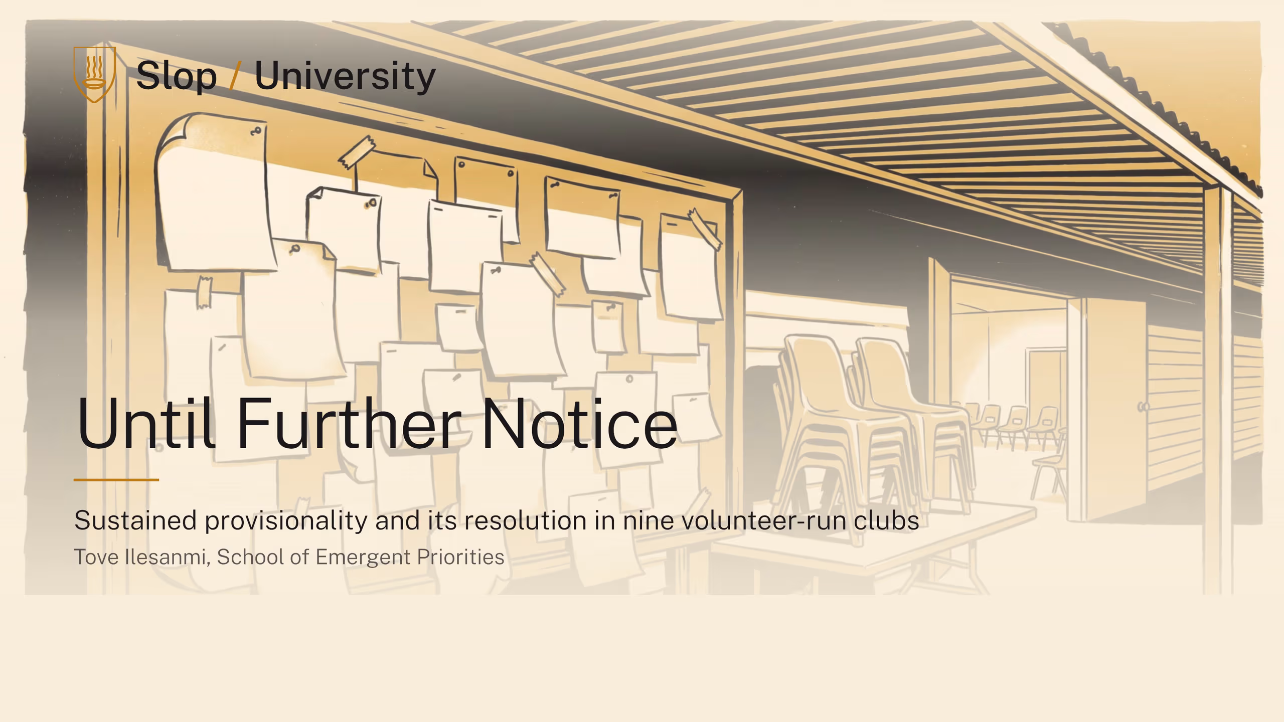 Illustration for Until Further Notice, Explained: Tove Ilesanmi on why the date on a club's temporary notice brings forward the meeting that makes it permanent