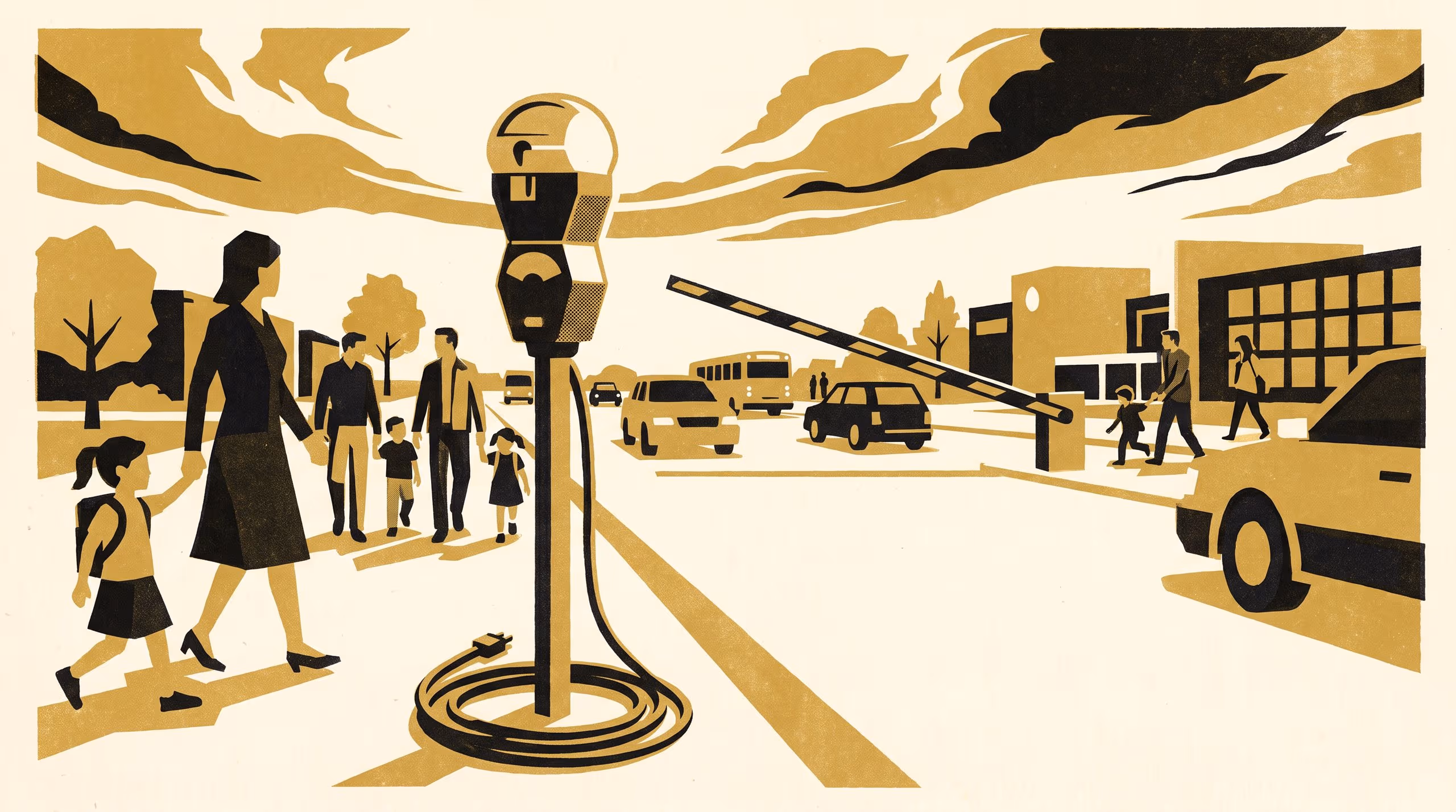 Illustration for PEAK: Predictive Egress At Kerbside, and the dwell-time cut it didn't produce
