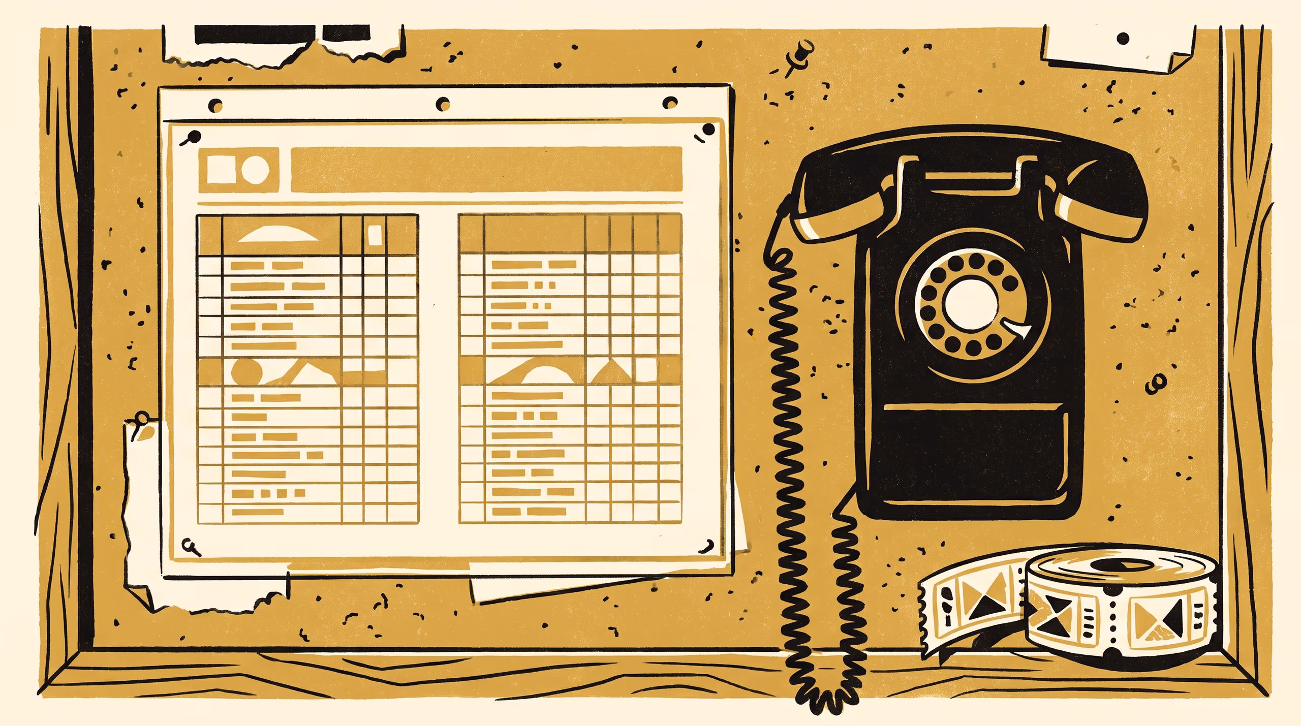 Illustration for The Phone Tree as Escalation Instrument: A customer-service escalation grammar meets the sports club, the shed, the choir and the allotment, and the School's answer to a null result