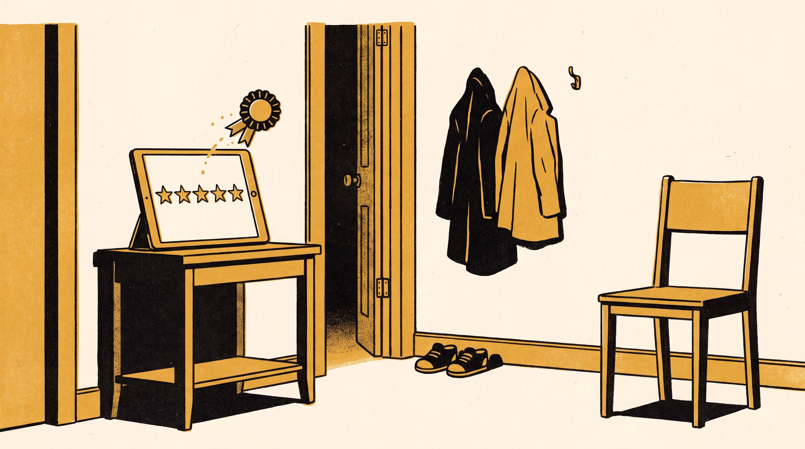 Illustration for Remarks on a Missing Discontinuity: A Second-Site Replication of the Weekend Fairness-Credit Finding at a Babysitting-Swap App's Highly Rated Badge