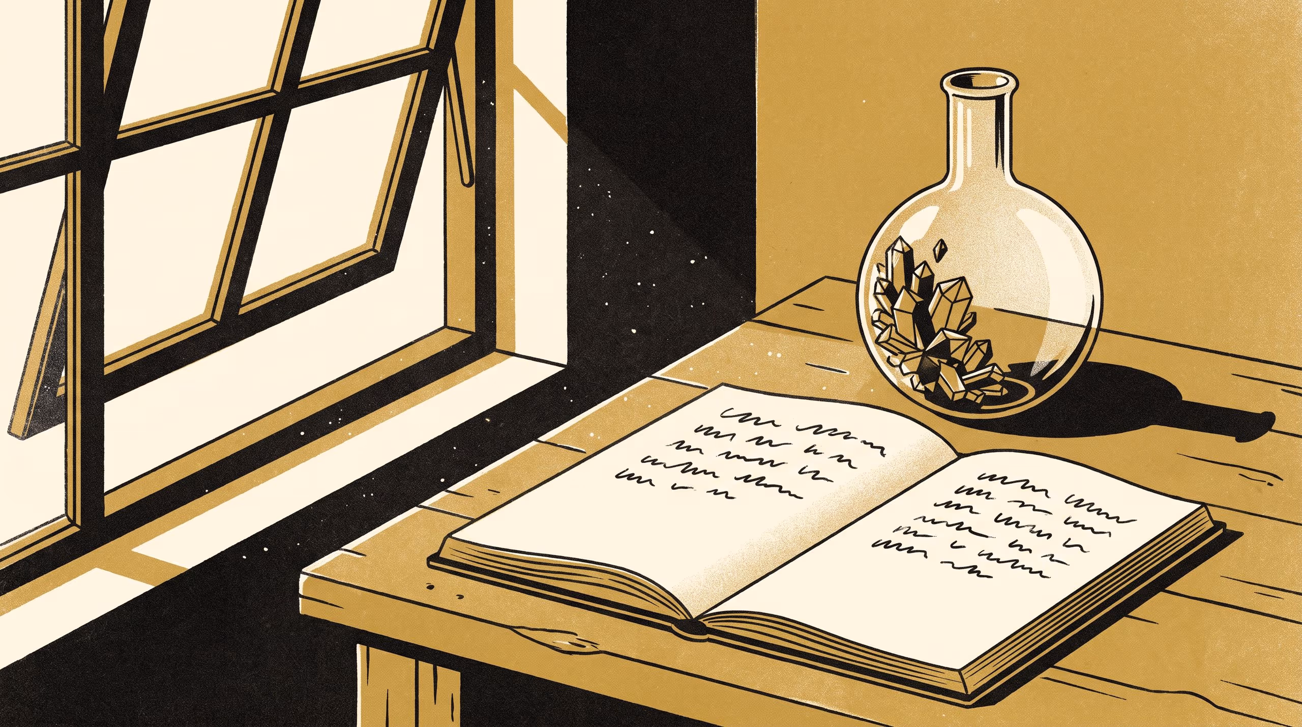 Illustration for On One Side Only: The mirror-poems in a process chemist's laboratory notebooks