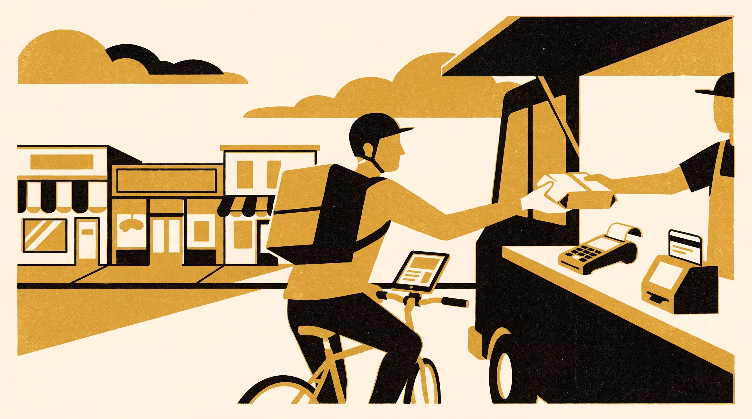 Illustration for DRIFT: Dispatch Reliability and Income-Fluctuation Tiering Sorts Quick-Commerce Couriers into a Four-Cell Order-Access Quadrant