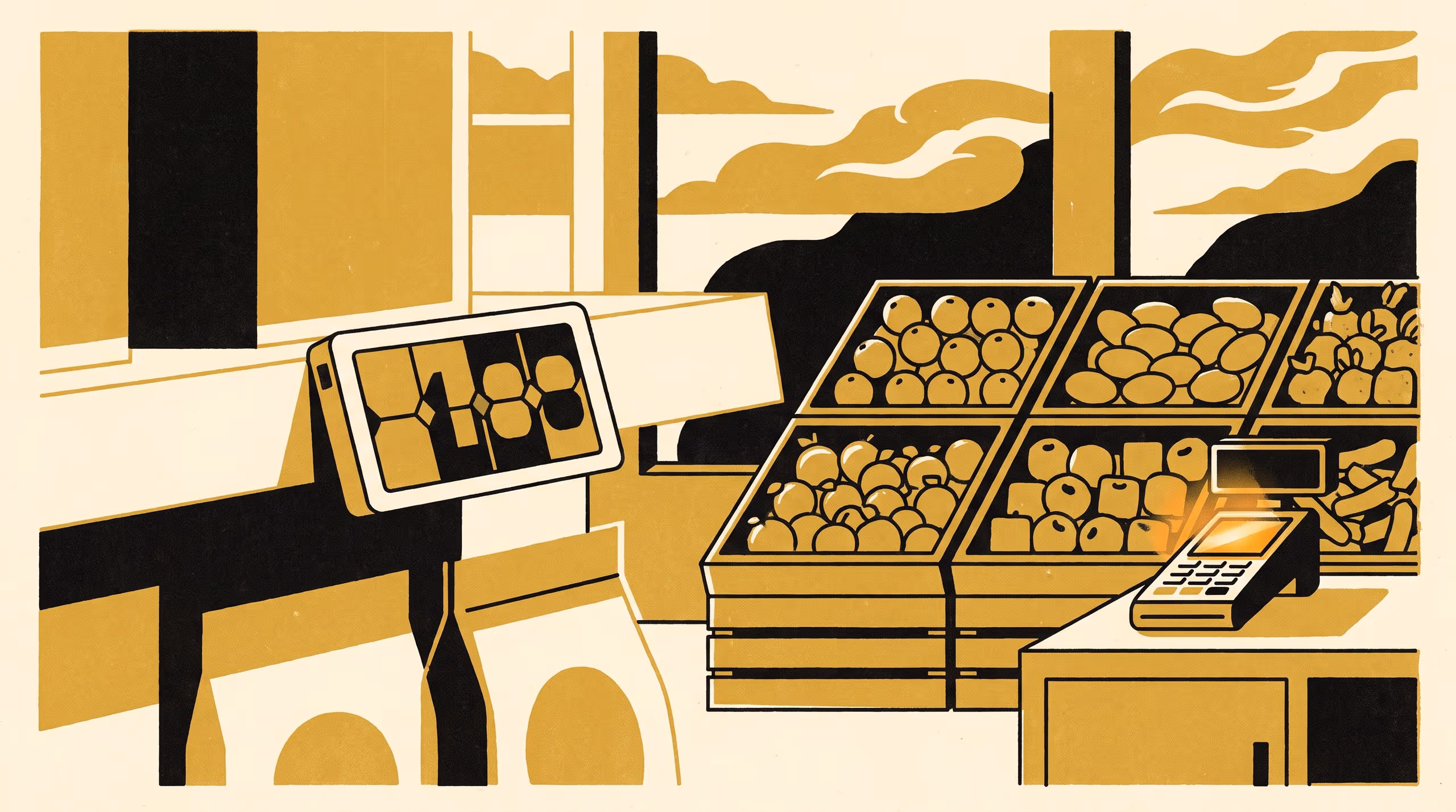 Illustration for The Sticker Fires Before Anyone Checks the Date: GONDOLA, a Domain-Specific Language for Perishable-Stock Markdown Rules Compiled to Shelf-Edge-Label Firmware