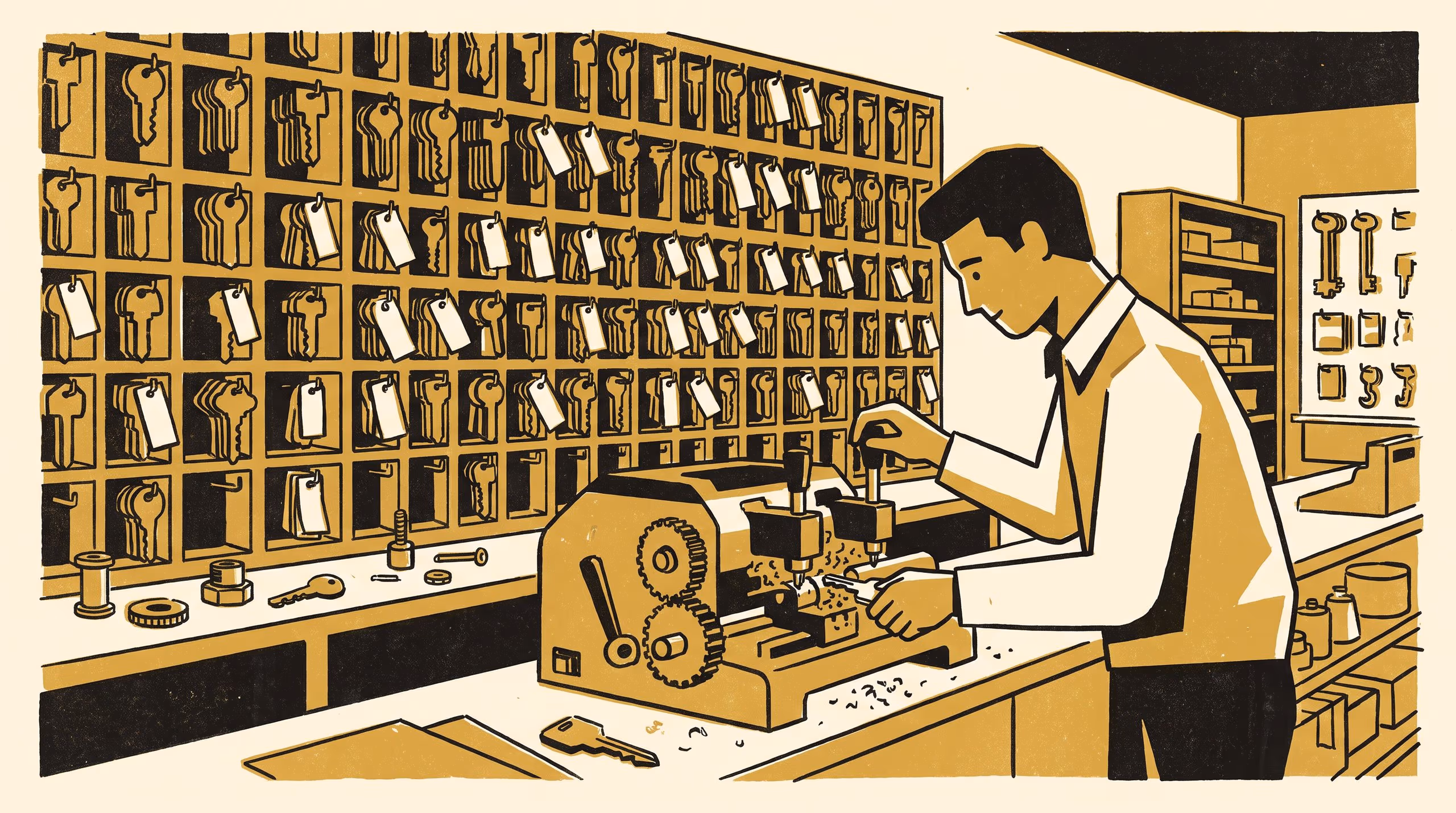 Illustration for Towards Occupancy as Output: Ranking Saturday Junior Hours from a Hardware-Store Key-Cutting Cubby Wall