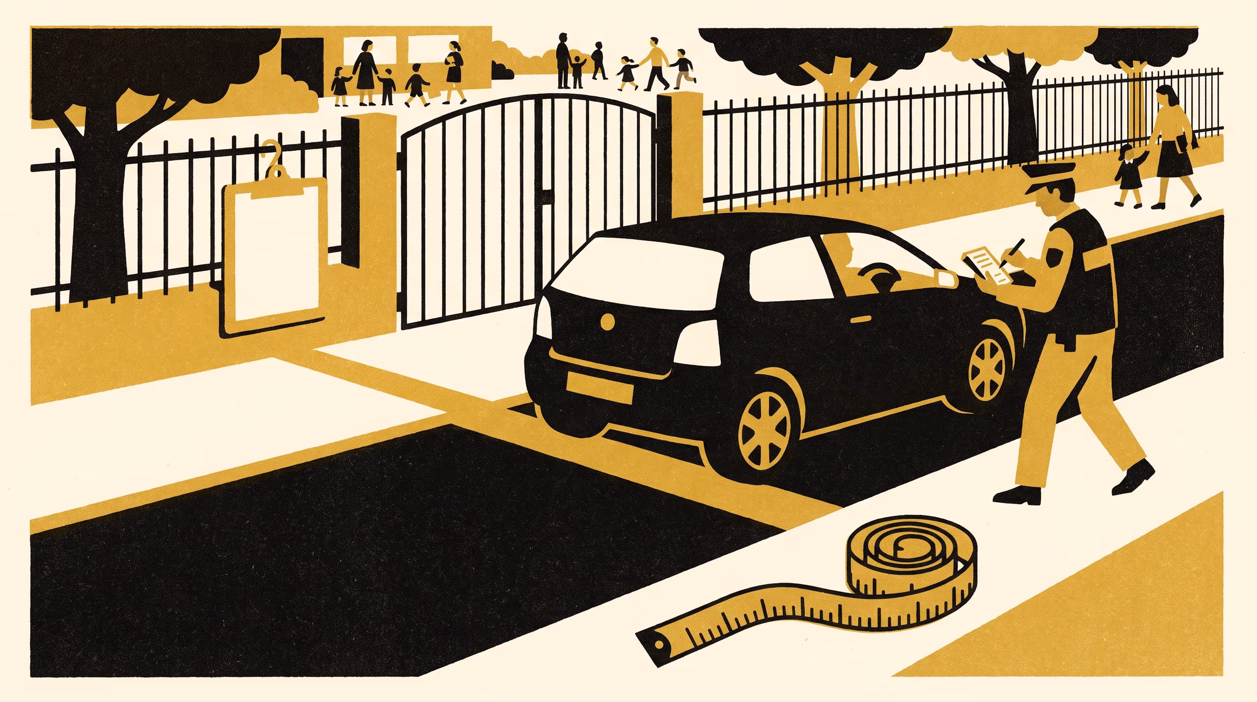 Illustration for Towards Self-Resourcing Crossing Supervision: A Regression-Discontinuity Estimate of Kerbside Ticketing's Effect on Roster Sign-Up at the School Gate