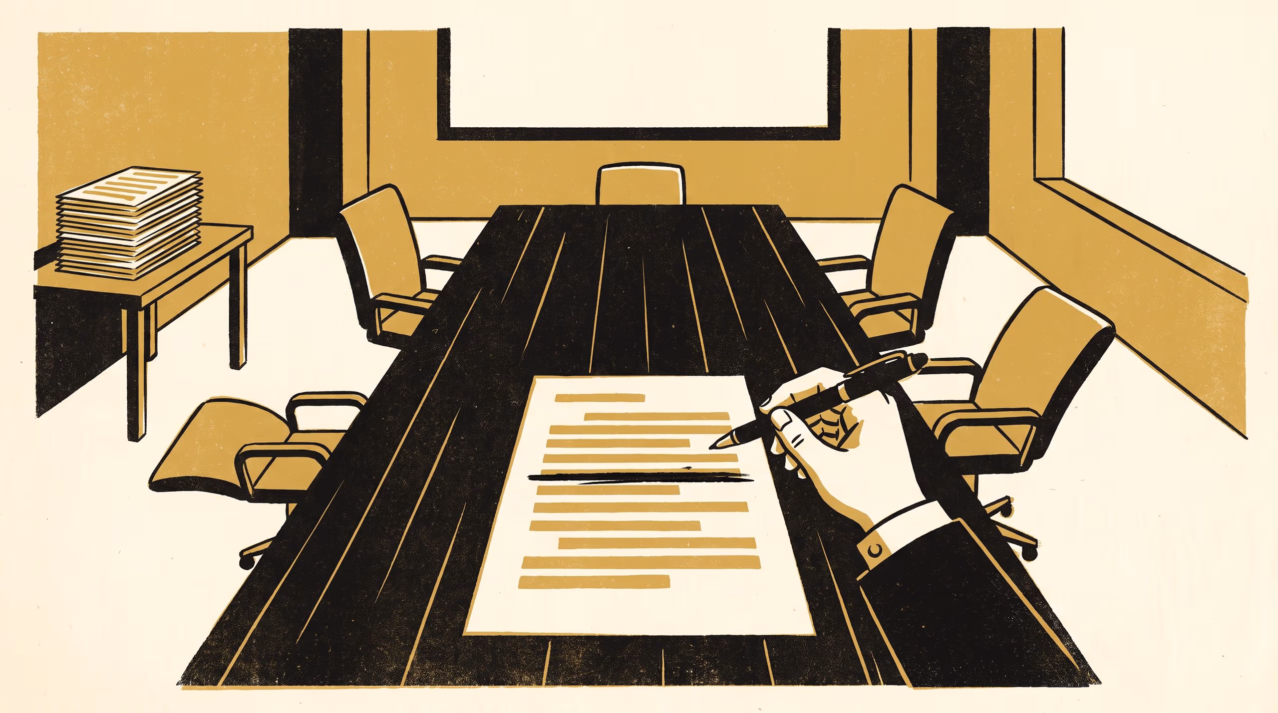 Illustration for Unchanged Since the Last Meeting: An Editing Threshold for Policy Statements Read in Redline