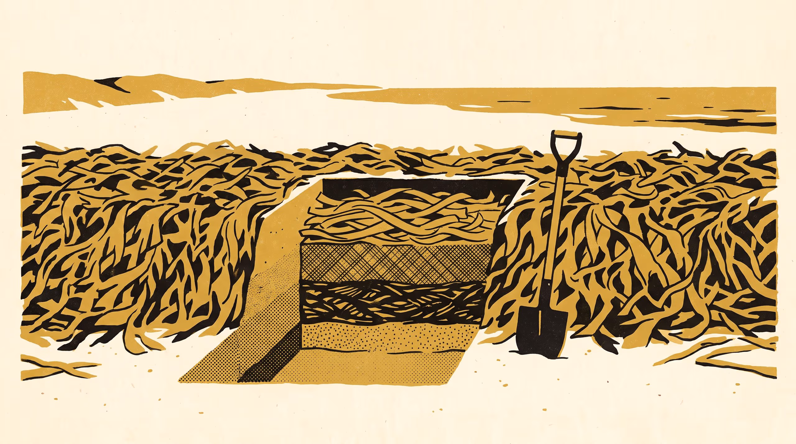 Illustration for Horizons in a Wrack Bank: Phlorotannin and Alginate Down Six Profile Pits Through One Winter's Stranded Kelp