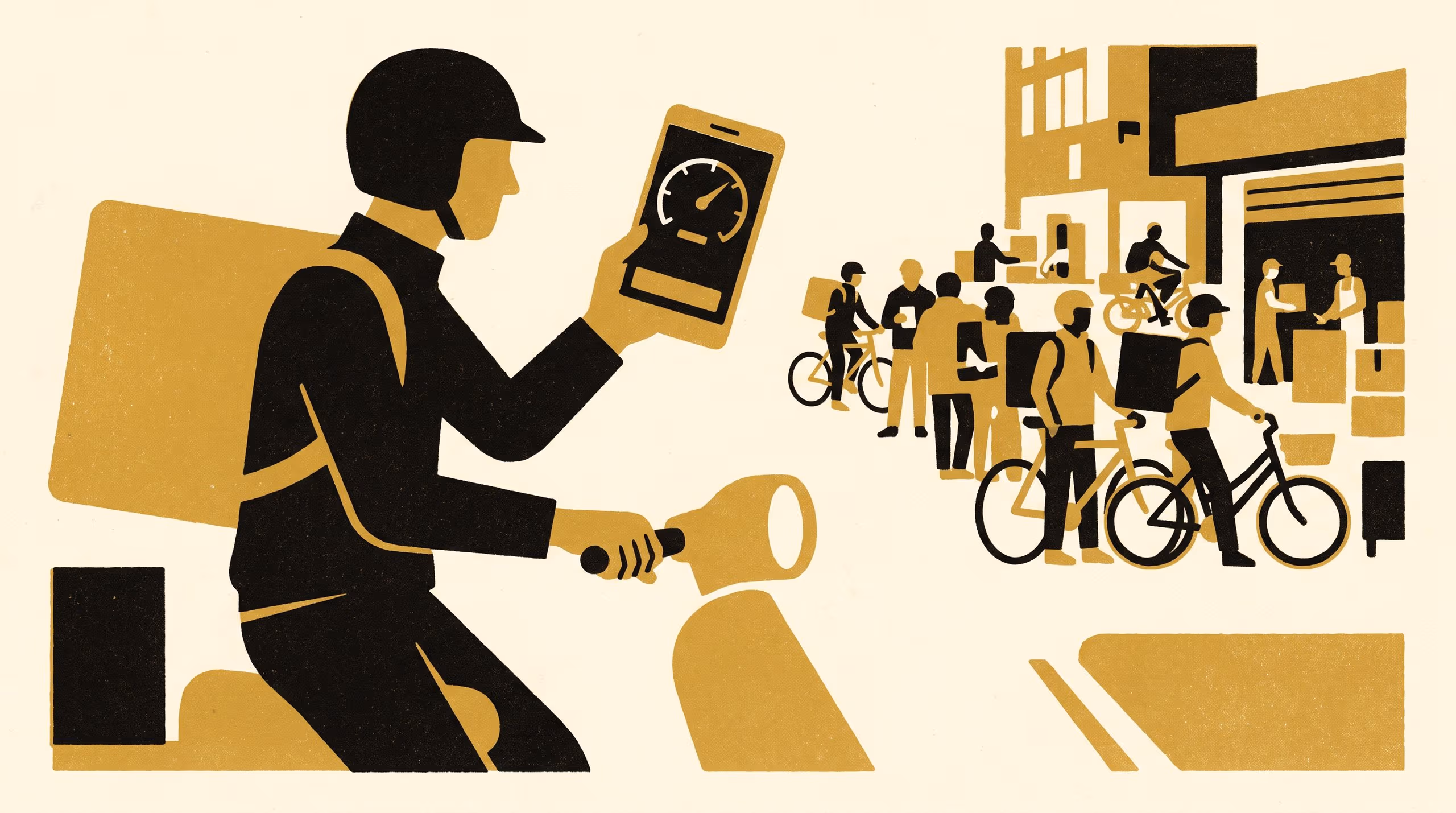 Illustration for Distrust Widens the Margin: A Survey of Gig Food-Delivery Riders on Trust in a Bundled App Efficiency Score and Self-Reported Safety Shortcuts