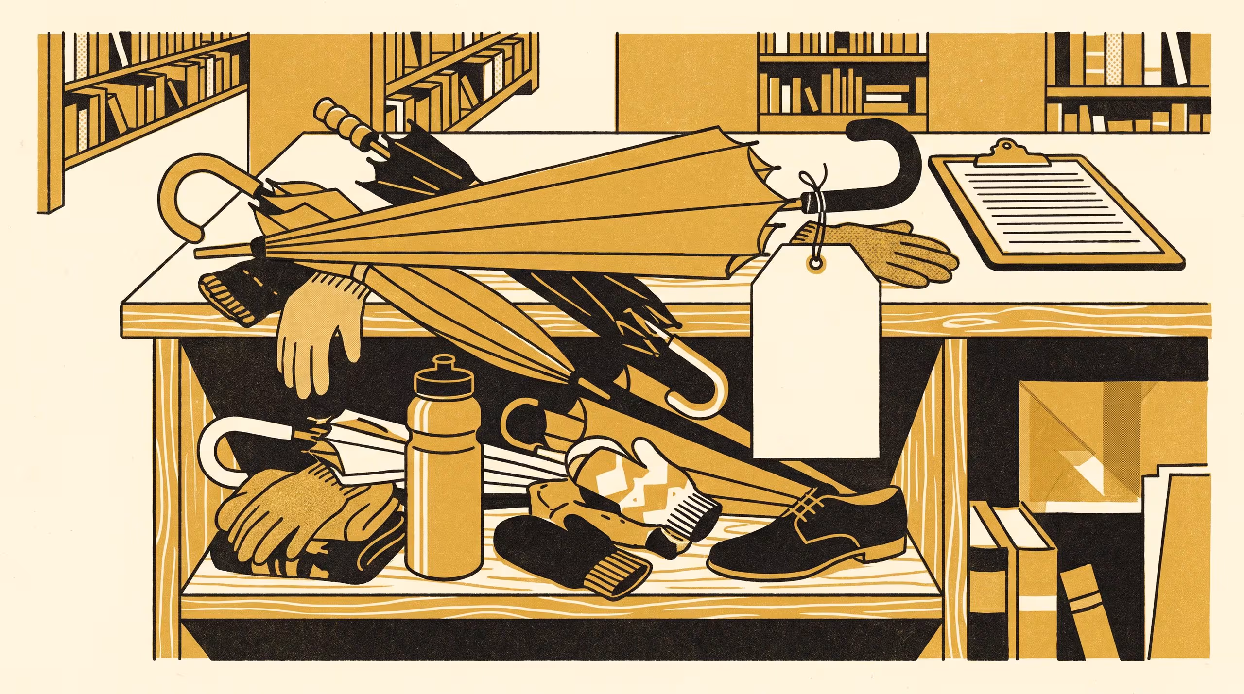 Illustration for Held, Not Escalated: Coding the Library Front Desk's Disposal-Tier Register Against Six Rounds of Physical Stock-Take