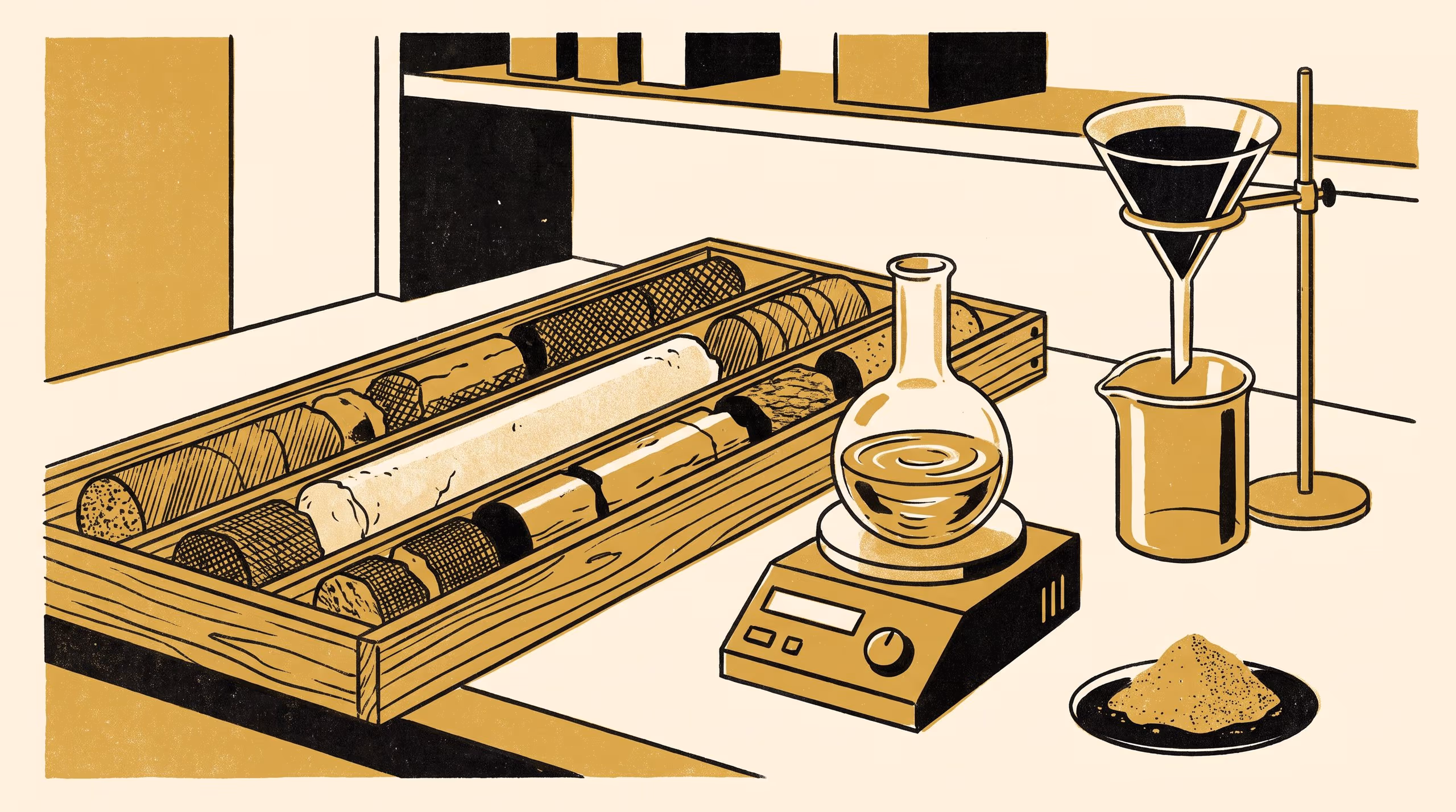 Illustration for What the Seam Took Out: Acid Activation of a Core-Recovered Bentonite and Its Freundlich Behaviour in Bleaching a Cold-Pressed Seed Oil