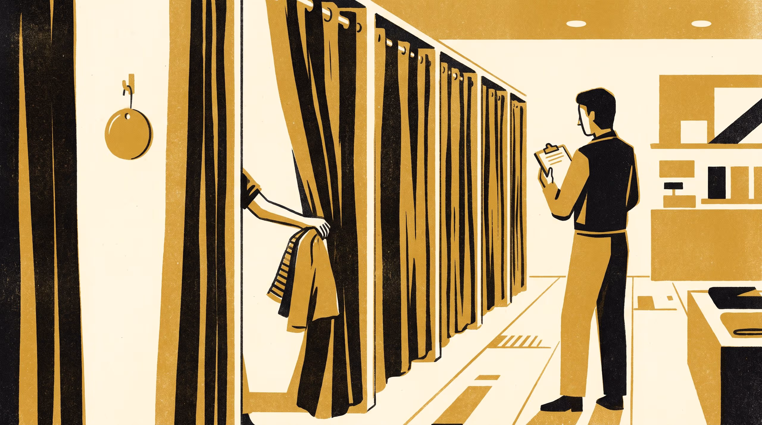 Illustration for A Four-Stage Item-Control Maturity Model for the Suburban Fitting Room: District Visits Sequenced from the Attested Stage