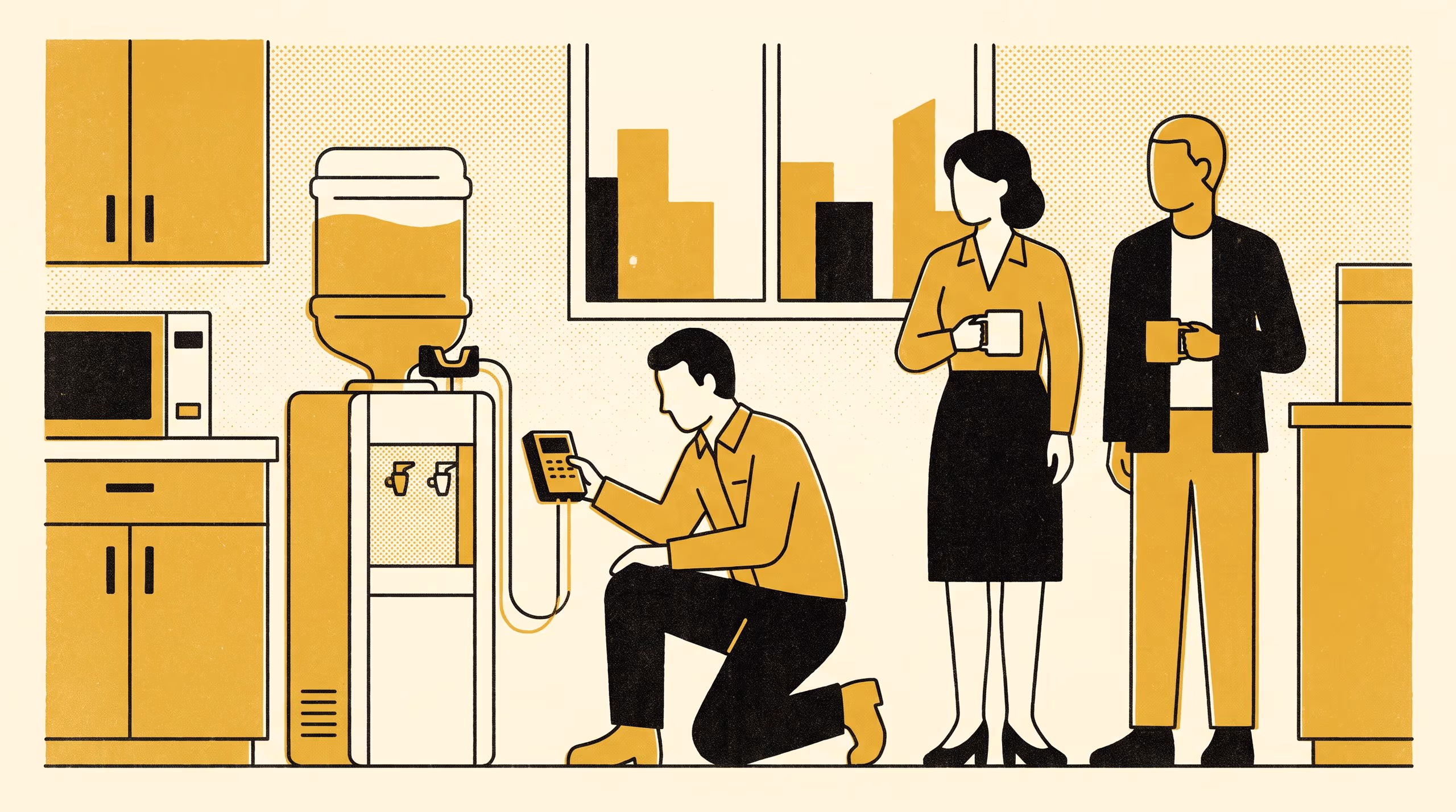 Illustration for The Water Cooler Bottle as Escalation Trigger: A Five-Level Maturity Model for Floor-Level Bottle-Swap Discipline, Tested Against Its Own Predictive Telemetry Channel