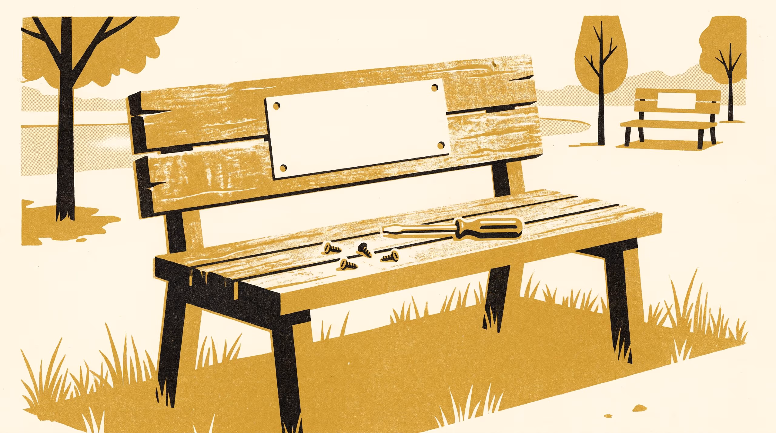 Illustration for Perpetuity, Terminable: A Lease-and-Reassignment Registry for a Shire's Memorial Bench Plaques