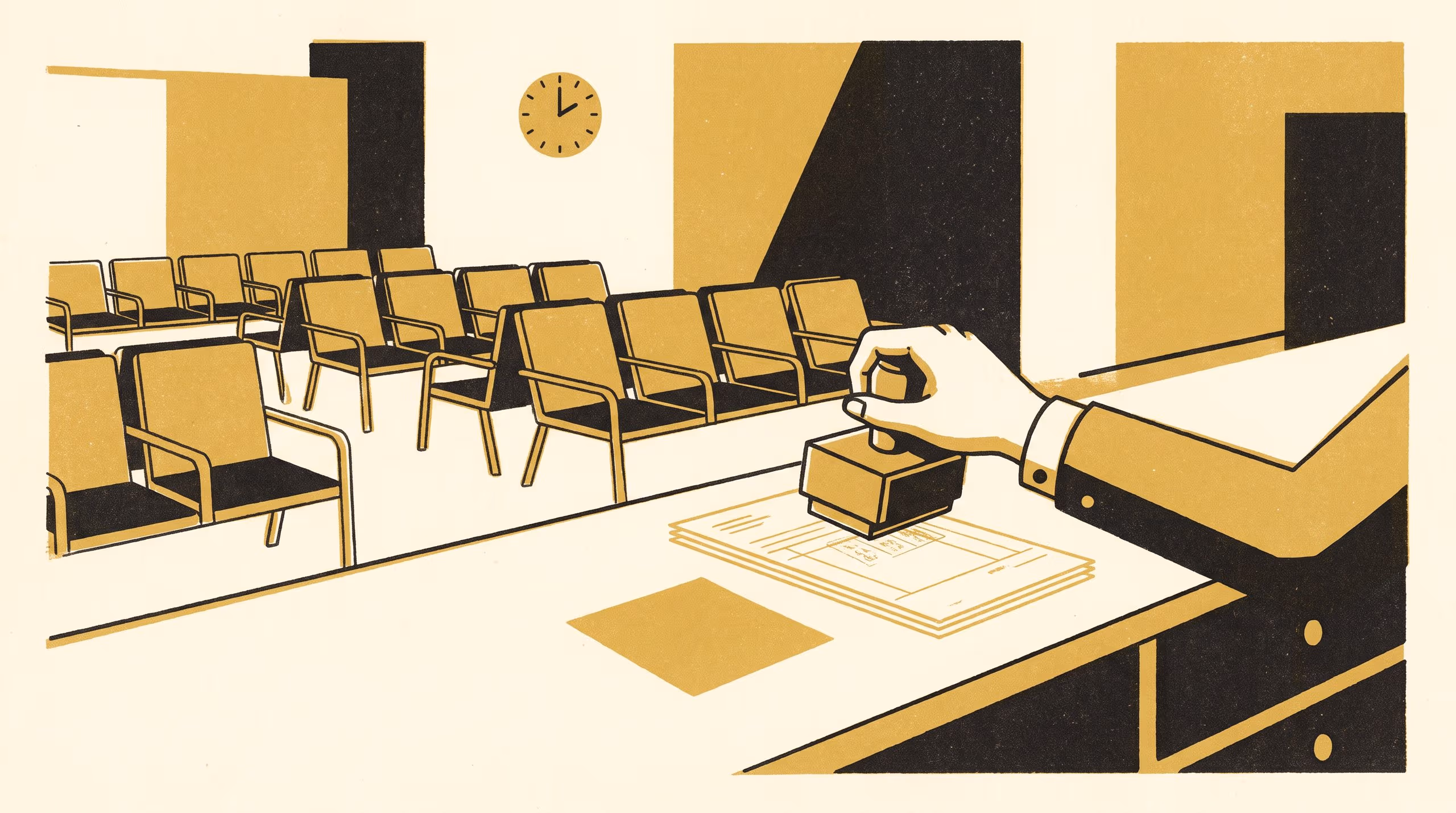 Illustration for Stamped Is Released: Paying the quoted fee left disclosure unmoved across eighteen civic-centre desks