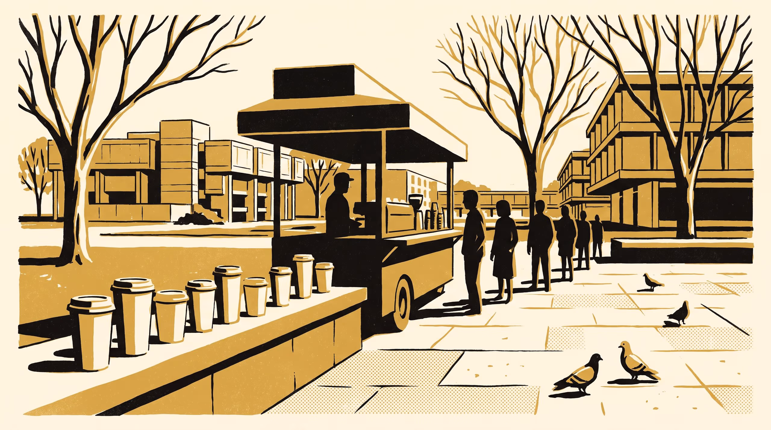 Illustration for Towards a Call Schedule for the Cup Ledge: Five Kinds of Wrong Name at a Campus Coffee Cart
