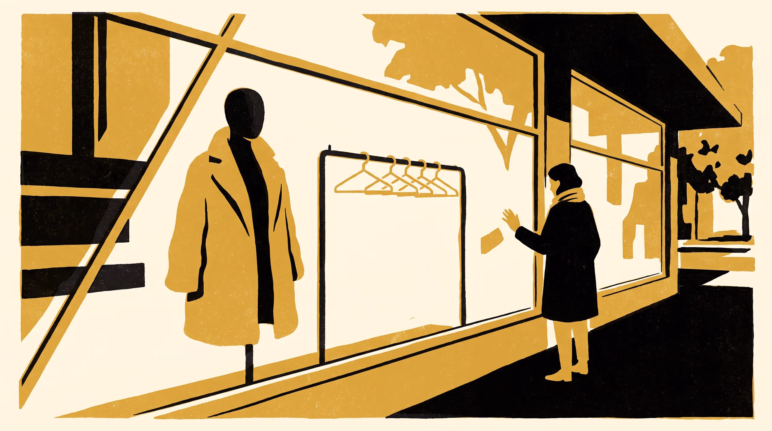 Illustration for The Figure in the Front Window, Wearing the Best-Seller Nobody Could Buy: A Single-Site Case in Display-Stock Stewardship, with Teaching Note