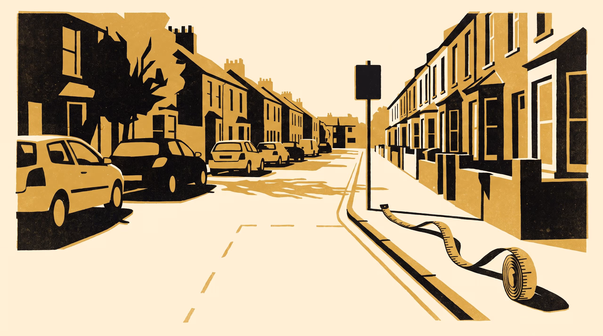 Illustration for Charged, Not Different: A Regression-Discontinuity Audit of a Residential Parking-Permit Zone's Committee-Drawn Boundary