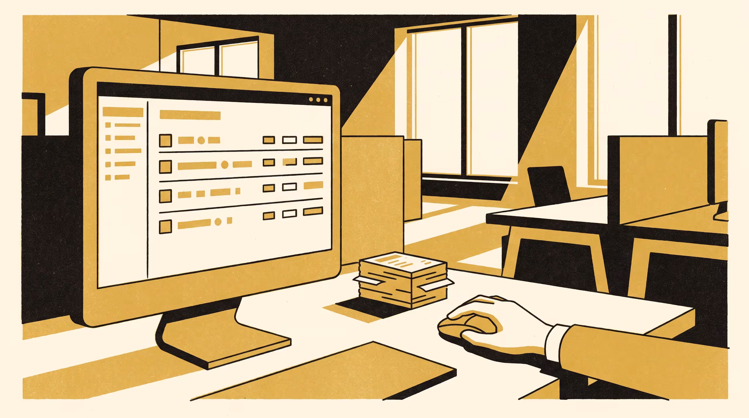 Illustration for The Click Was the Whole Review: An Interview and Click-Timestamp Study of Line-Manager Expense-Reimbursement Approval, Tested Against Receipt-Claim Fidelity Across 96 Managers and 6,140 Claims