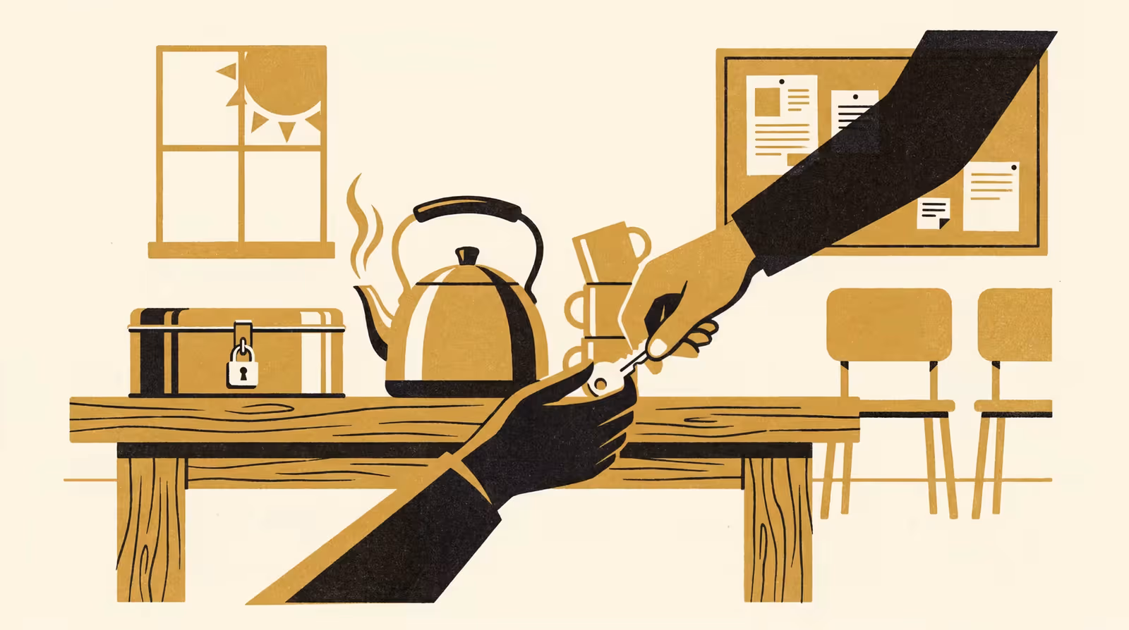 Illustration for One Supplier, Many Keys: How Staff Rebuilt Access to the Tea-Room Biscuit Tin Around a Single Contracted Supplier