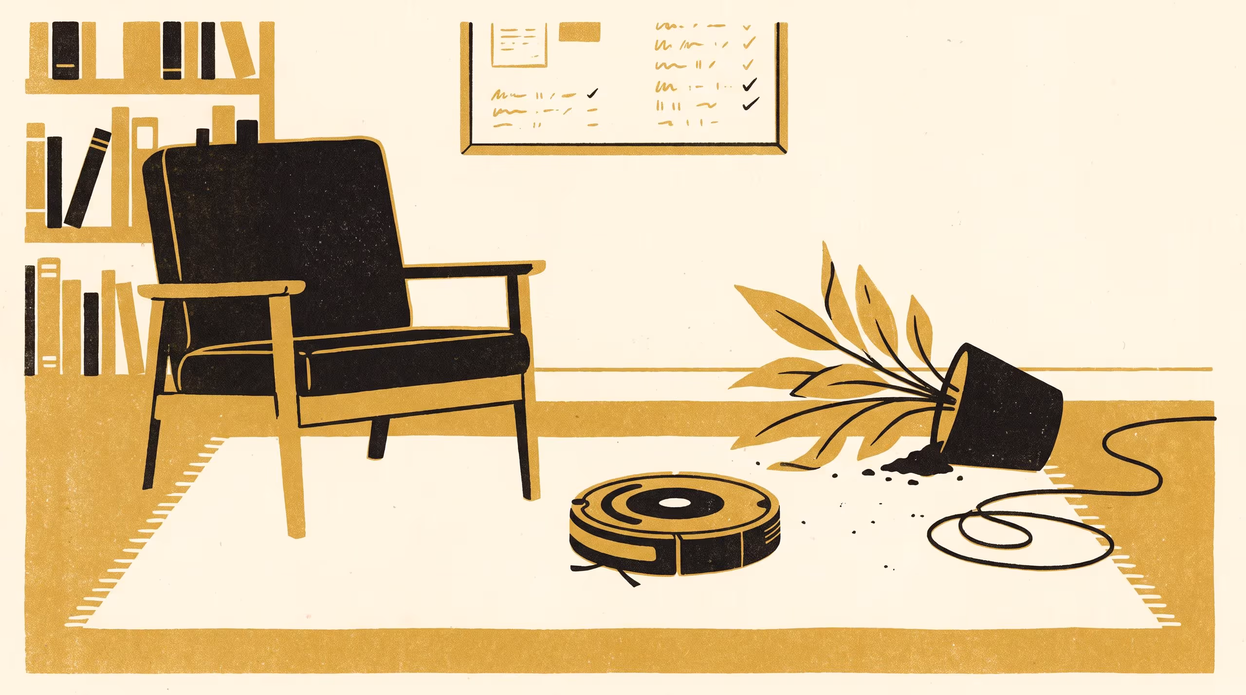 Illustration for Filed, Not Forgotten: A Field Study of Blame Recurrence After a Share House Adopts a Robot-Vacuum Incident Register