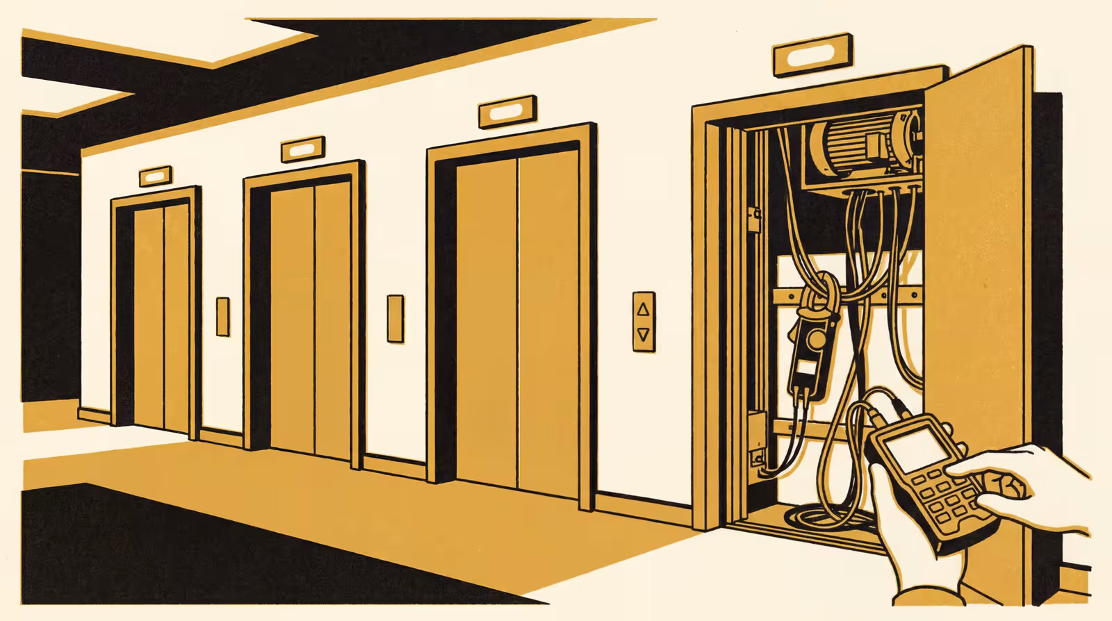 Illustration for Metered at the Switchboard: A Car-Level Energy Audit of a Demand-Responsive Lift-Dispatch Algorithm's Building-Wide Savings Claim
