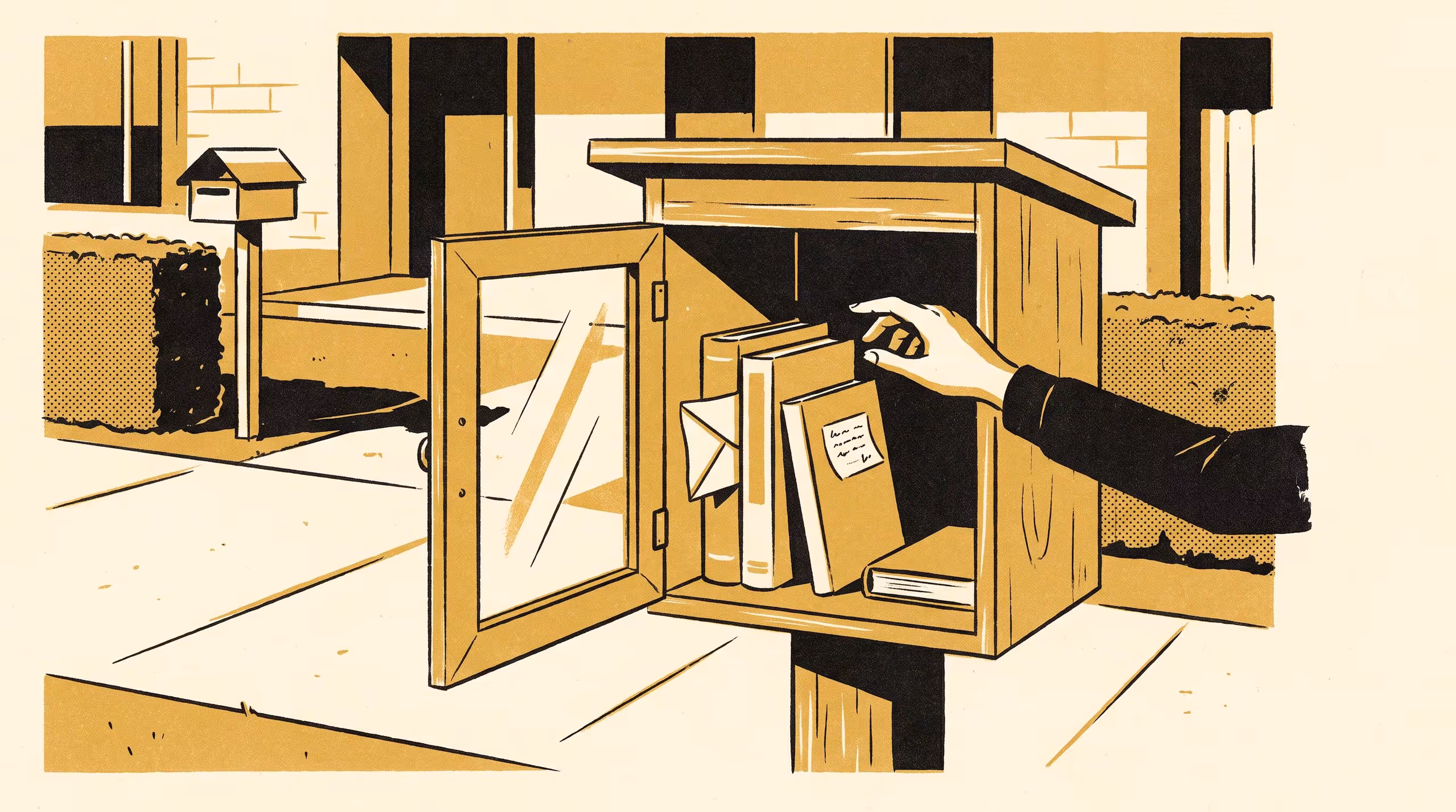 Illustration for Not Everyone Signs Off: A Taxonomy and Closure-Prediction Model for Neighbourhood Street-Library Correspondence Threads