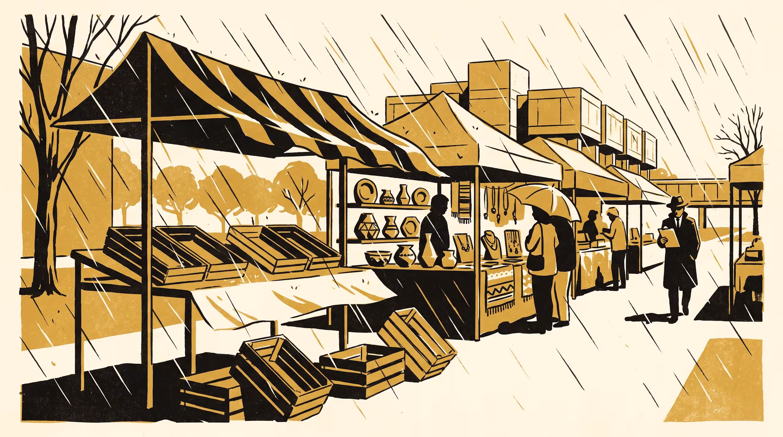 Illustration for One Score, Every Weather: A Taxonomy of Farmers-Market Stallholder No-Shows the Reliability Score Can't Tell Apart