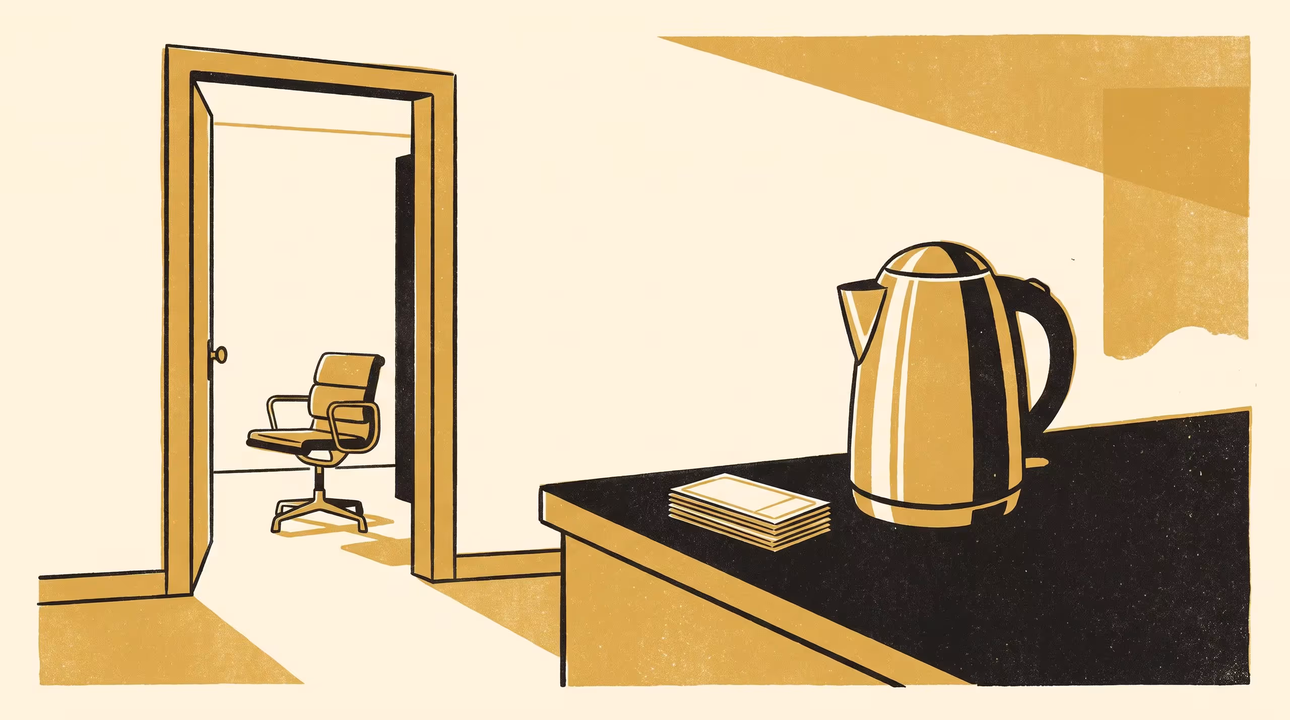Illustration for Resolved, Not by the Panel: A Year of Shared-Kitchenette Kettle Faults Coded Against the Asset Retirement Panel's Own Throughput Count