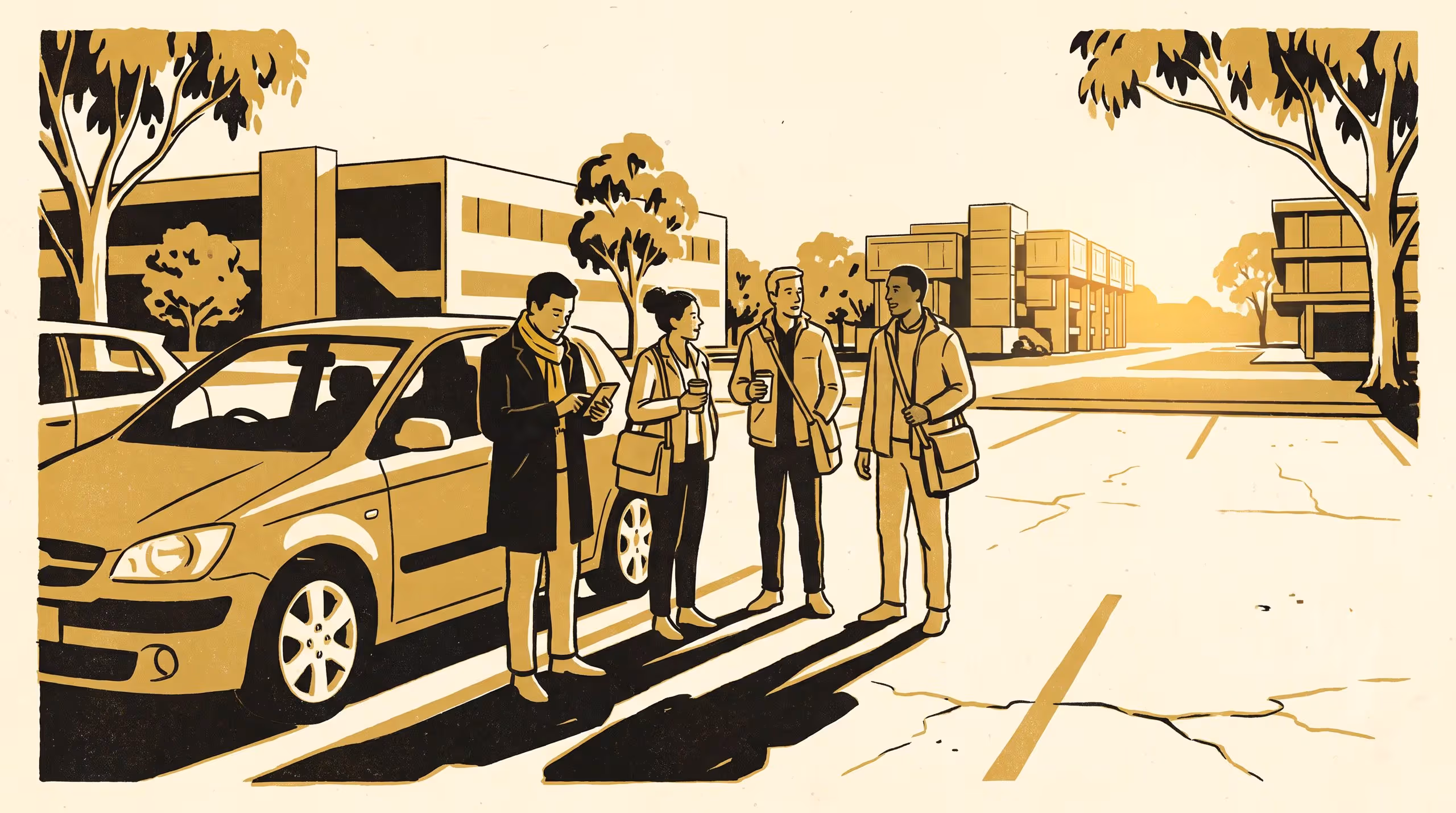 Illustration for Assigned, Then Renegotiated: Deploying an Algorithmic Fair-Rotation Roster for a Workplace Carpool Group, and Tracking How Many of Its Pairings Were Swapped Before a Single Assigned Rotation Ran