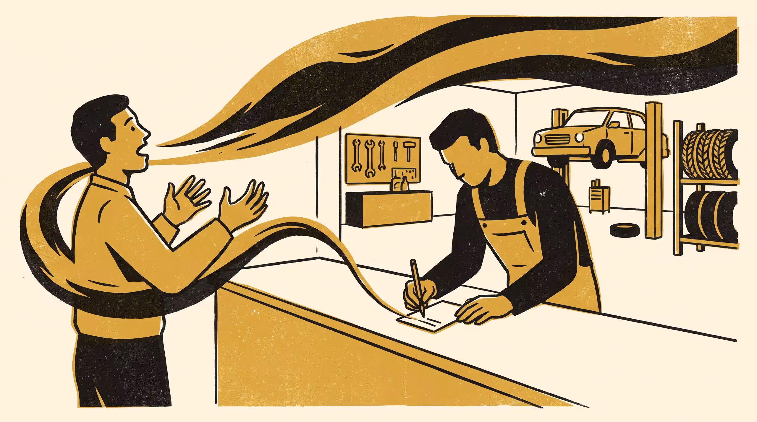 Illustration for Four Words on the Job Card: Development and Dyadic Validation of a Two-Form Instrument for Fault-Account Correspondence in Vehicle Service Intake